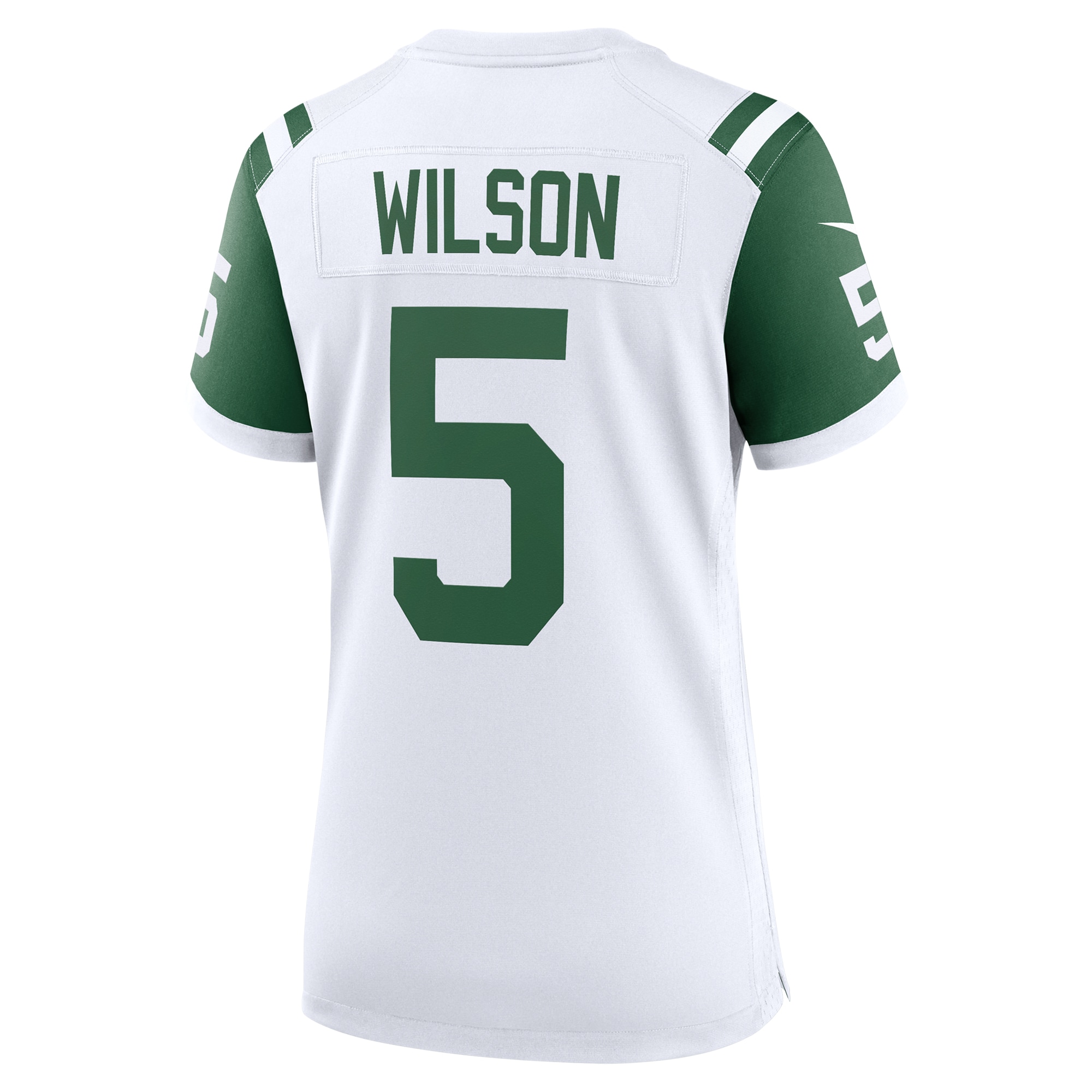New York Jets Garrett Wilson White Classic Alternate Game NFL Jersey Women's