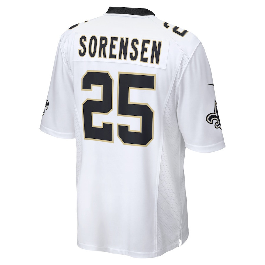 Daniel Sorensen 25 New Orleans Saints Game White NFL Jersey Men's