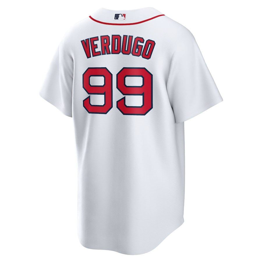 Alex Verdugo 99 Boston Red Sox White MLB Jersey Men's