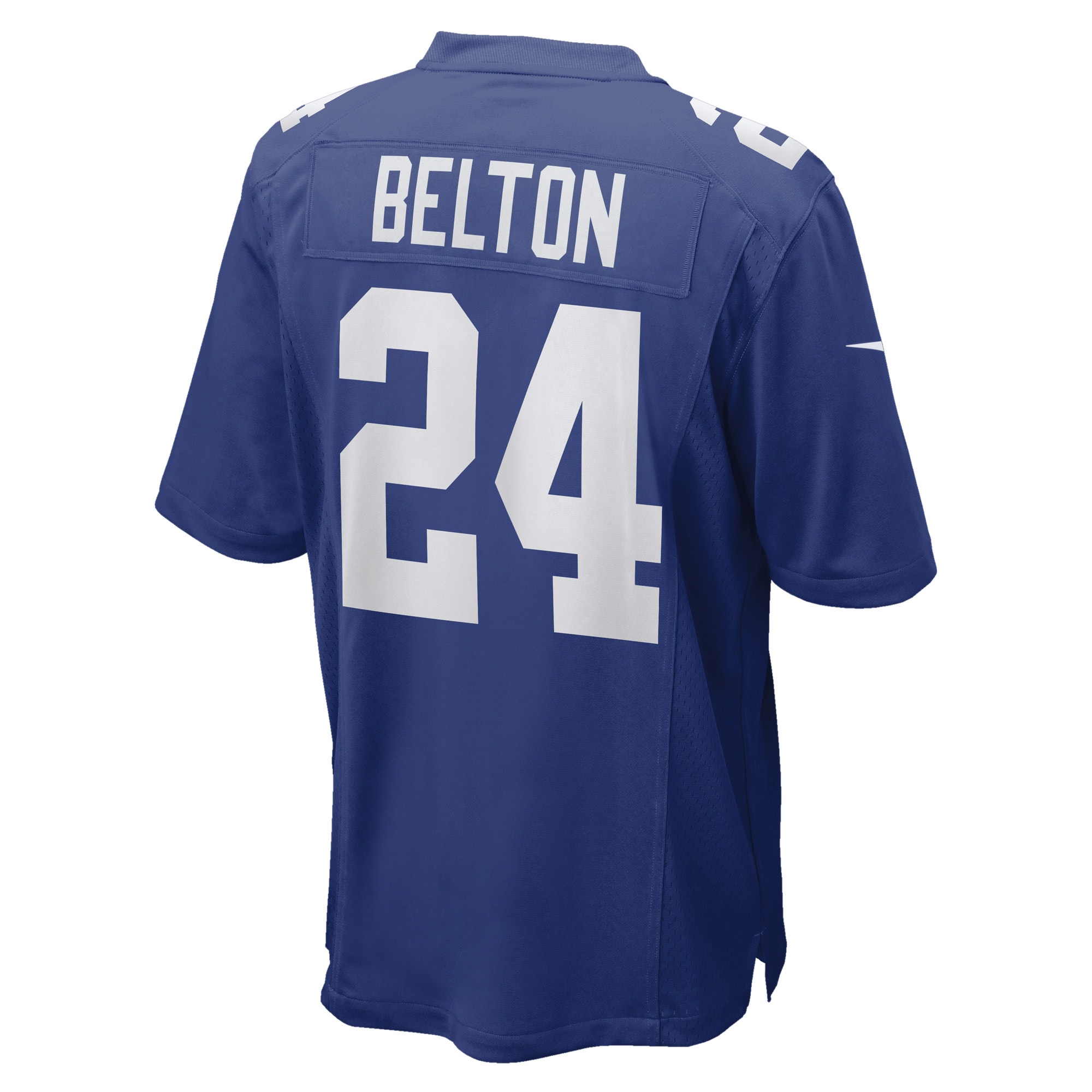 New York Giants Dane Belton Royal Game Player NFL Jersey Men's