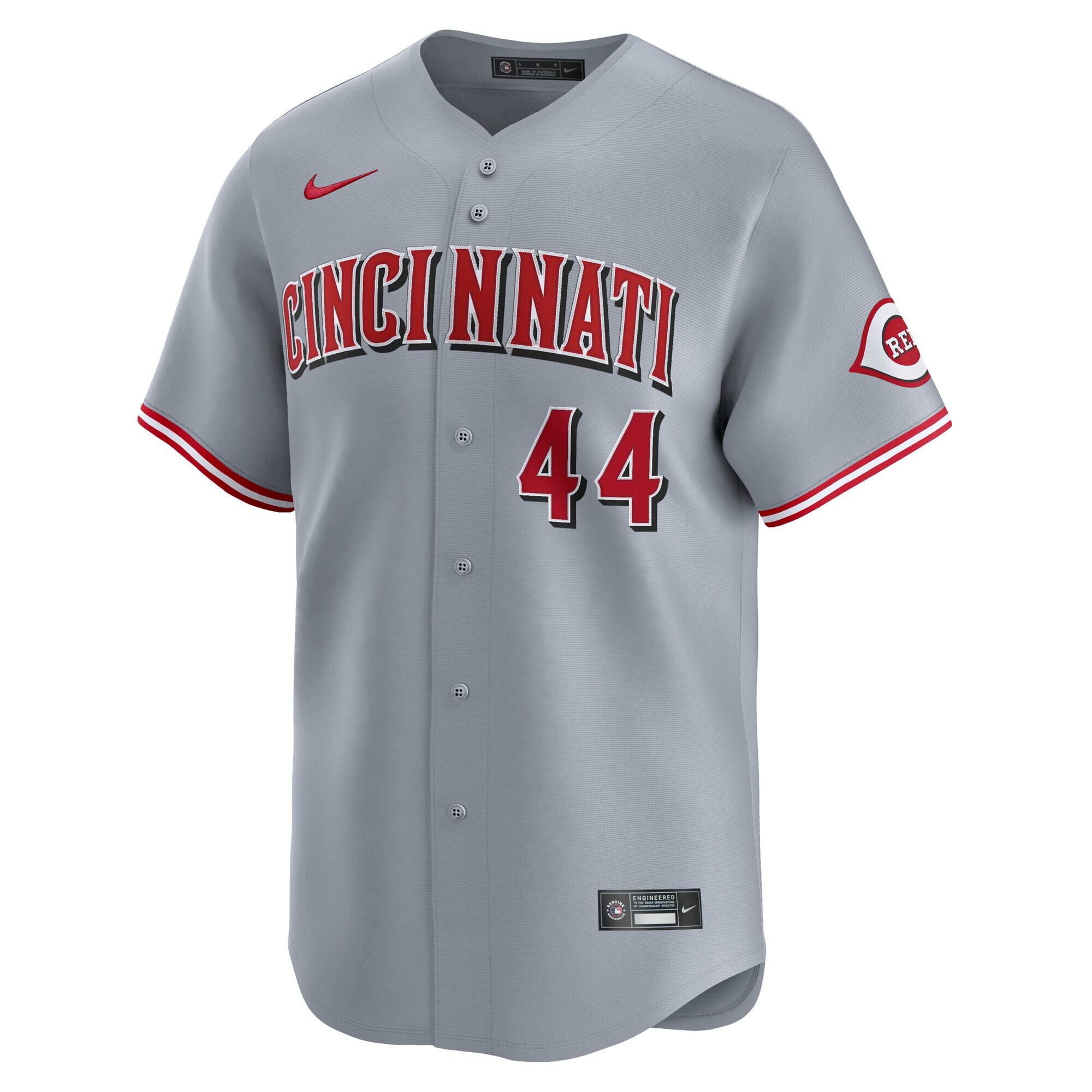 Cincinnati Reds Elly De La Cruz Gray Road Limited Player MLB Jersey Men's