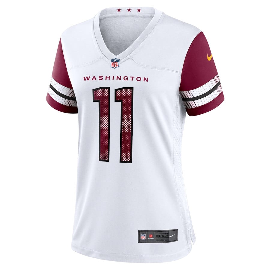 Jeremy Chinn 11 Washington Commanders Game White NFL Jersey Women's