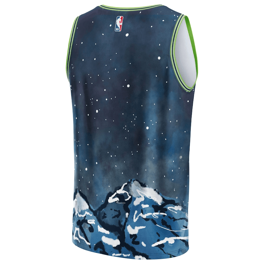 Minnesota Timberwolves KidSuper Studio Unisex Hometown Blue NBA Jersey Unisex