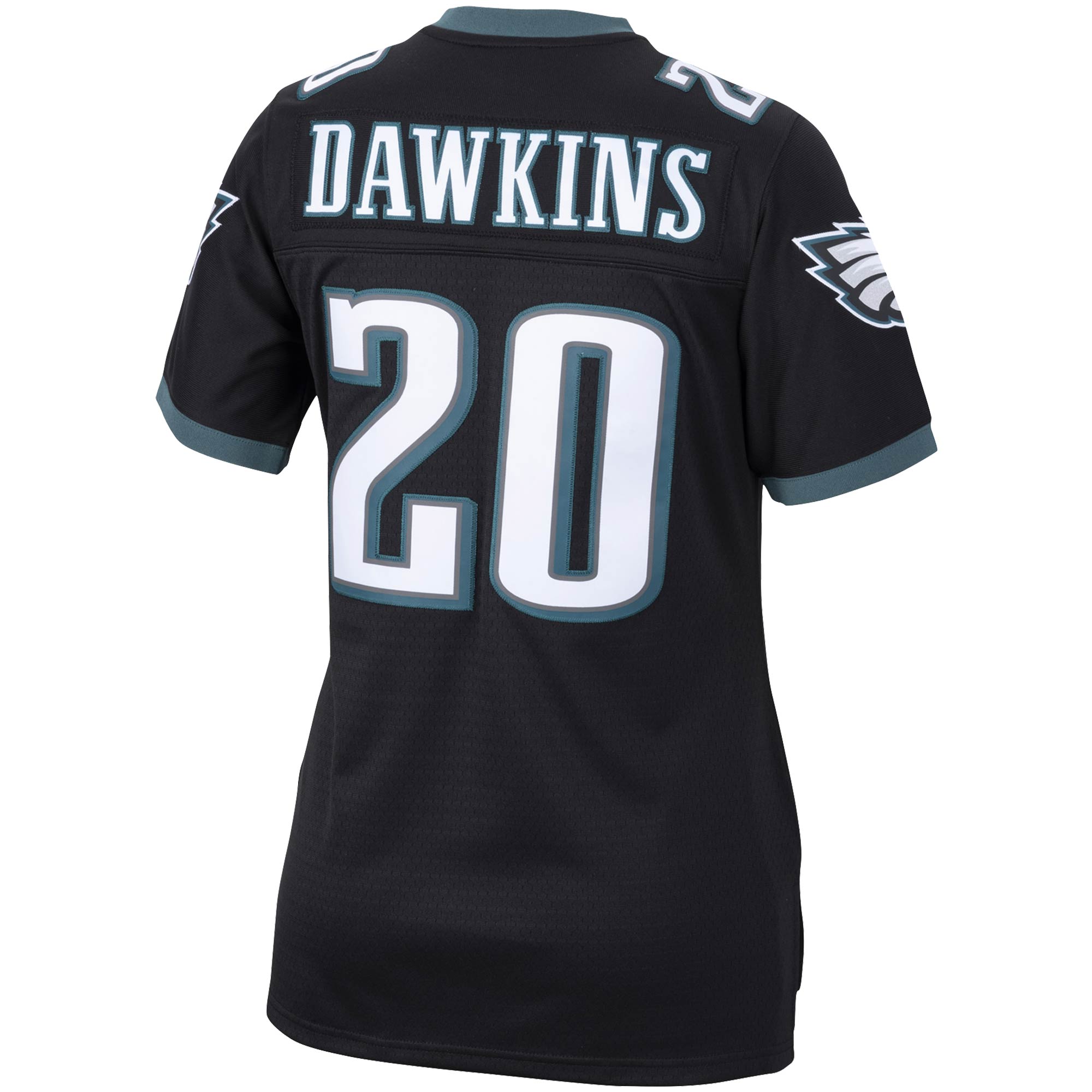 Philadelphia Eagles Brian Dawkins Mitchell Ness Black Legacy Team NFL Jersey Women's