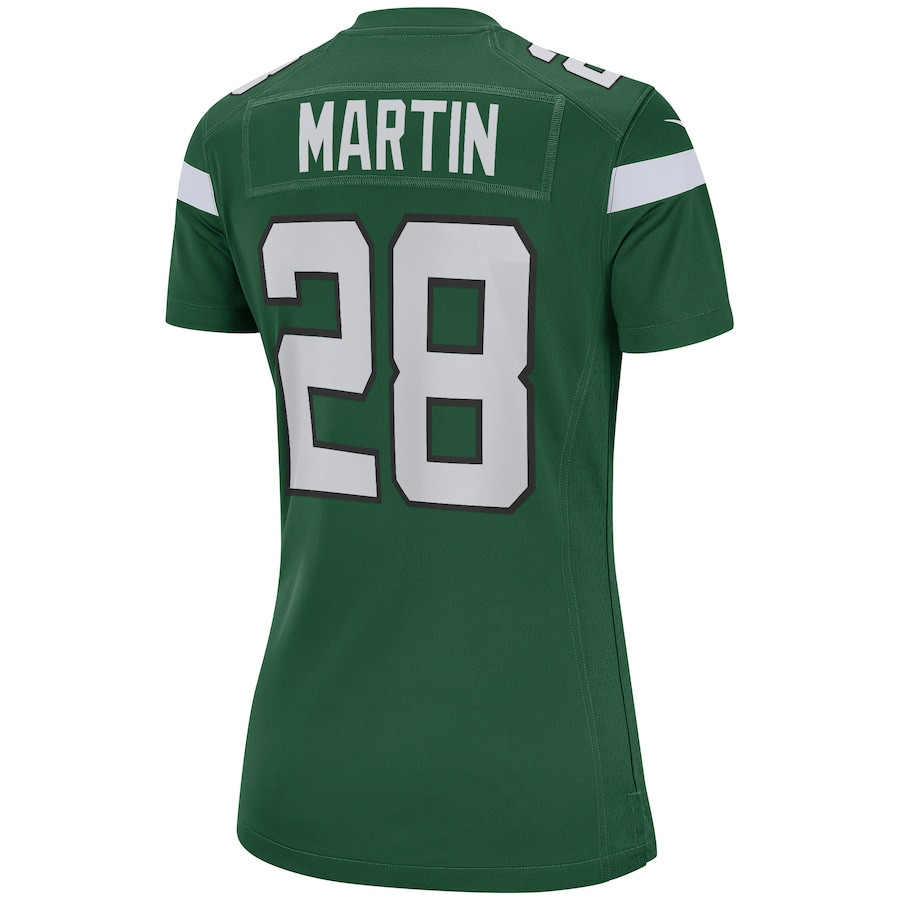 Curtis Martin 28 New York Jets Game Retired Gotham Green NFL Jersey Women's