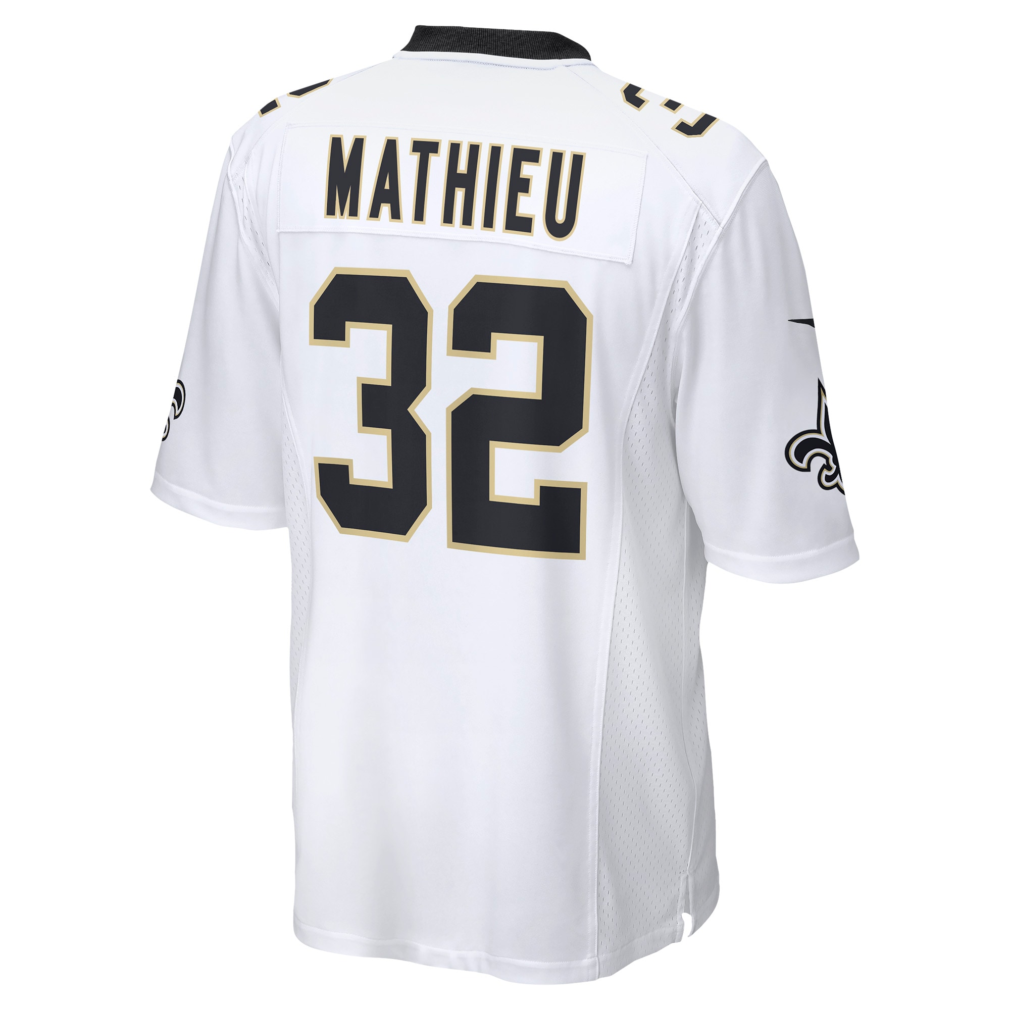 New Orleans Saints Tyrann Mathieu White Game NFL Jersey Men's