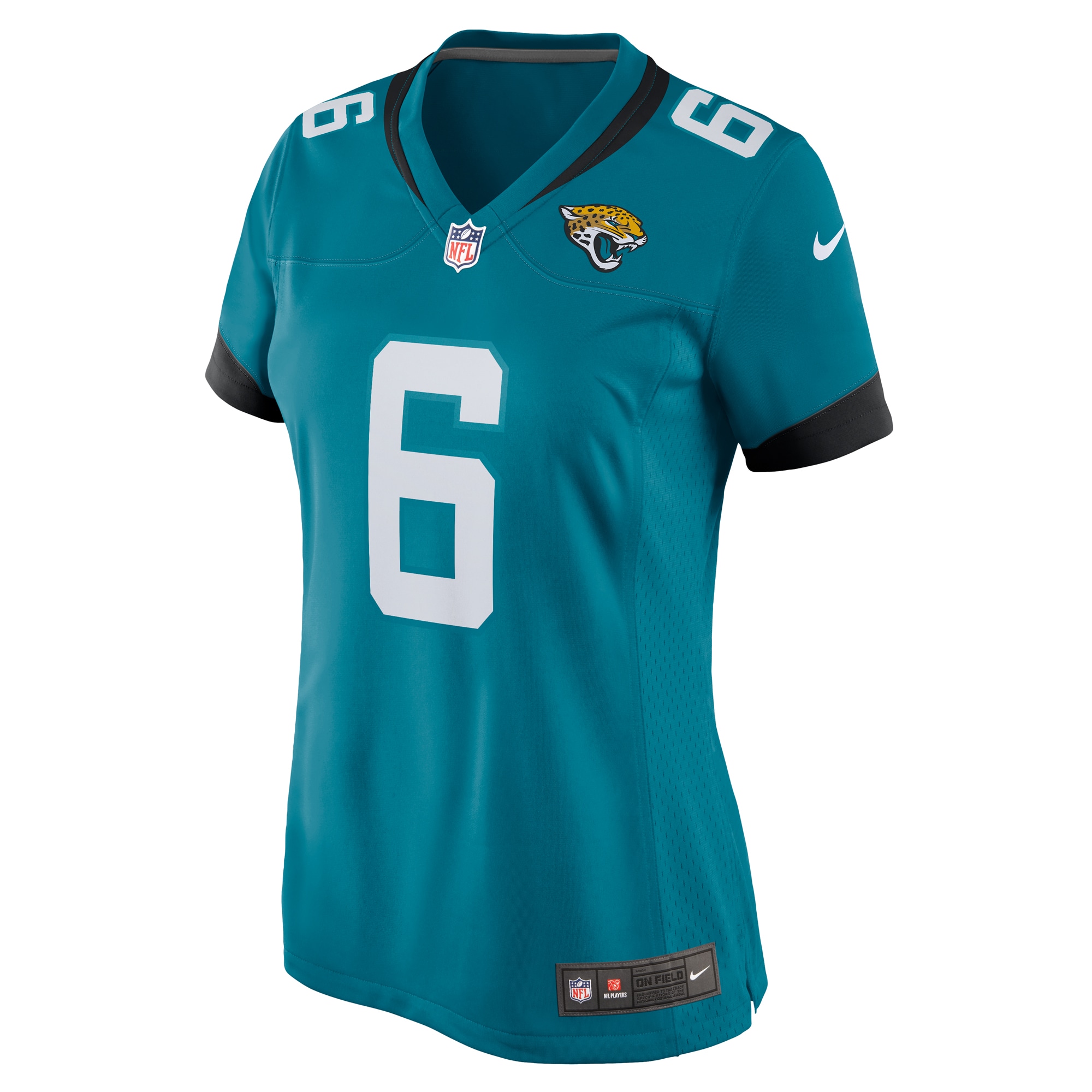 Jacksonville Jaguars Chris Claybrooks Teal Game Player NFL Jersey Women's