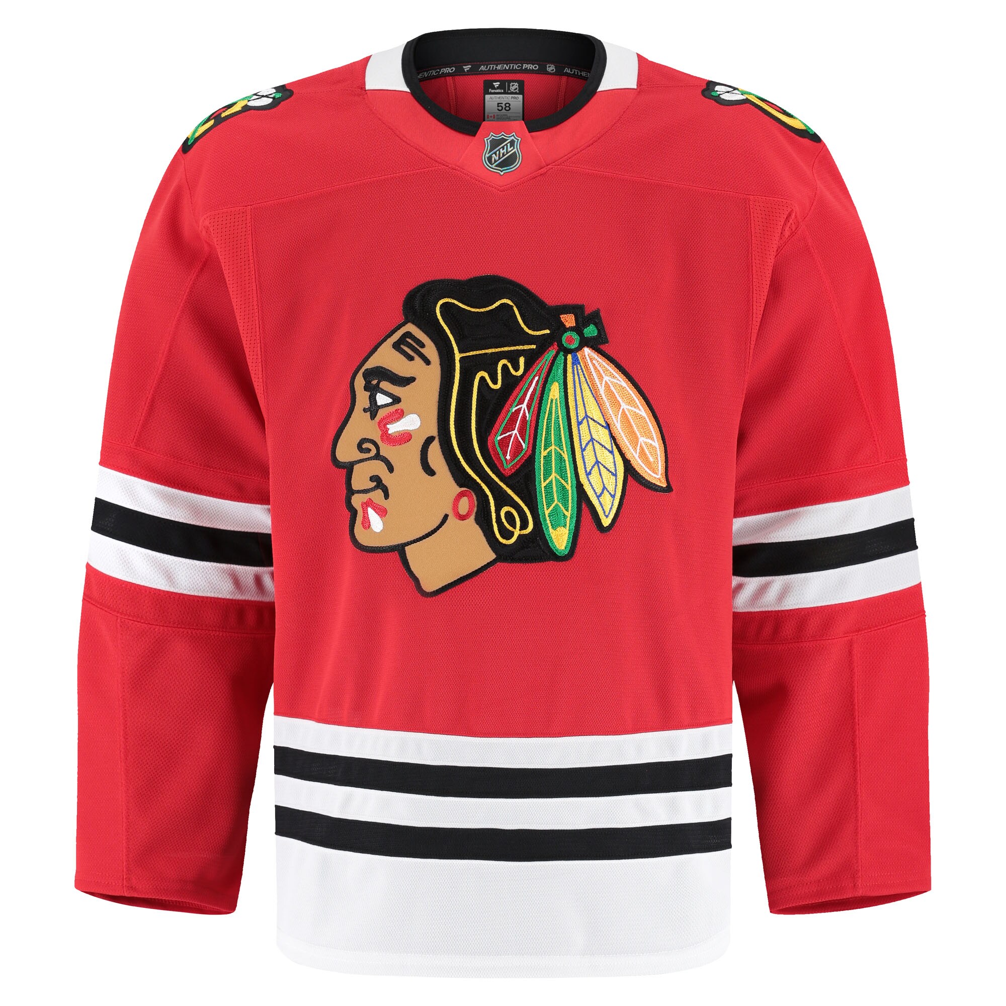 Chicago Blackhawks Red Home Pro NHL Jersey Men's