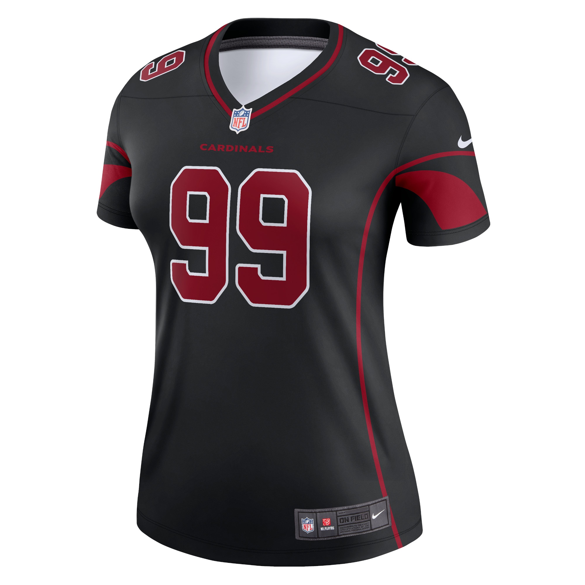 Arizona Cardinals J.J. Watt Black Alternate Legend Player Performance Top NFL Jersey Women's