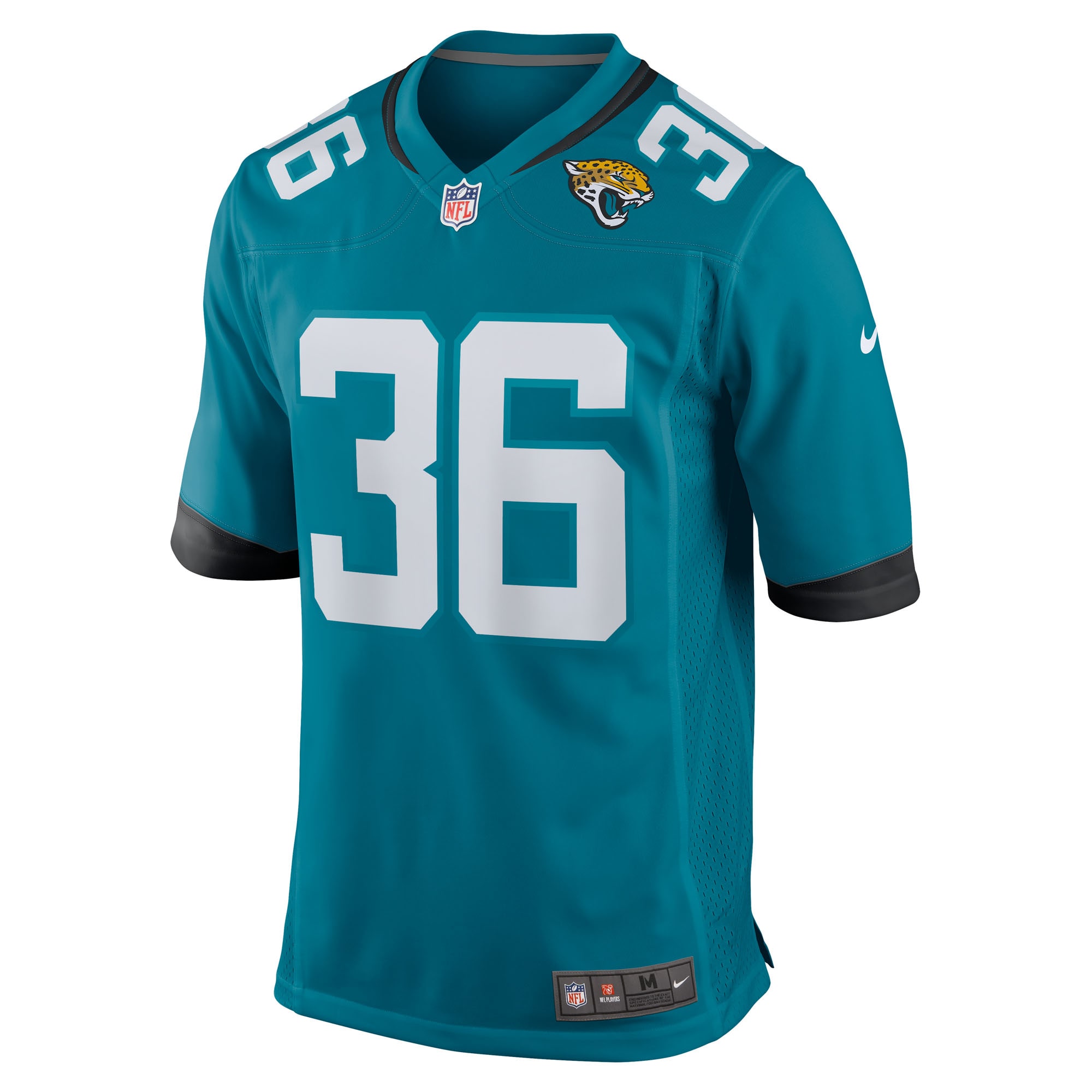 Jacksonville Jaguars Jake Funk Teal Team Game NFL Jersey Men's
