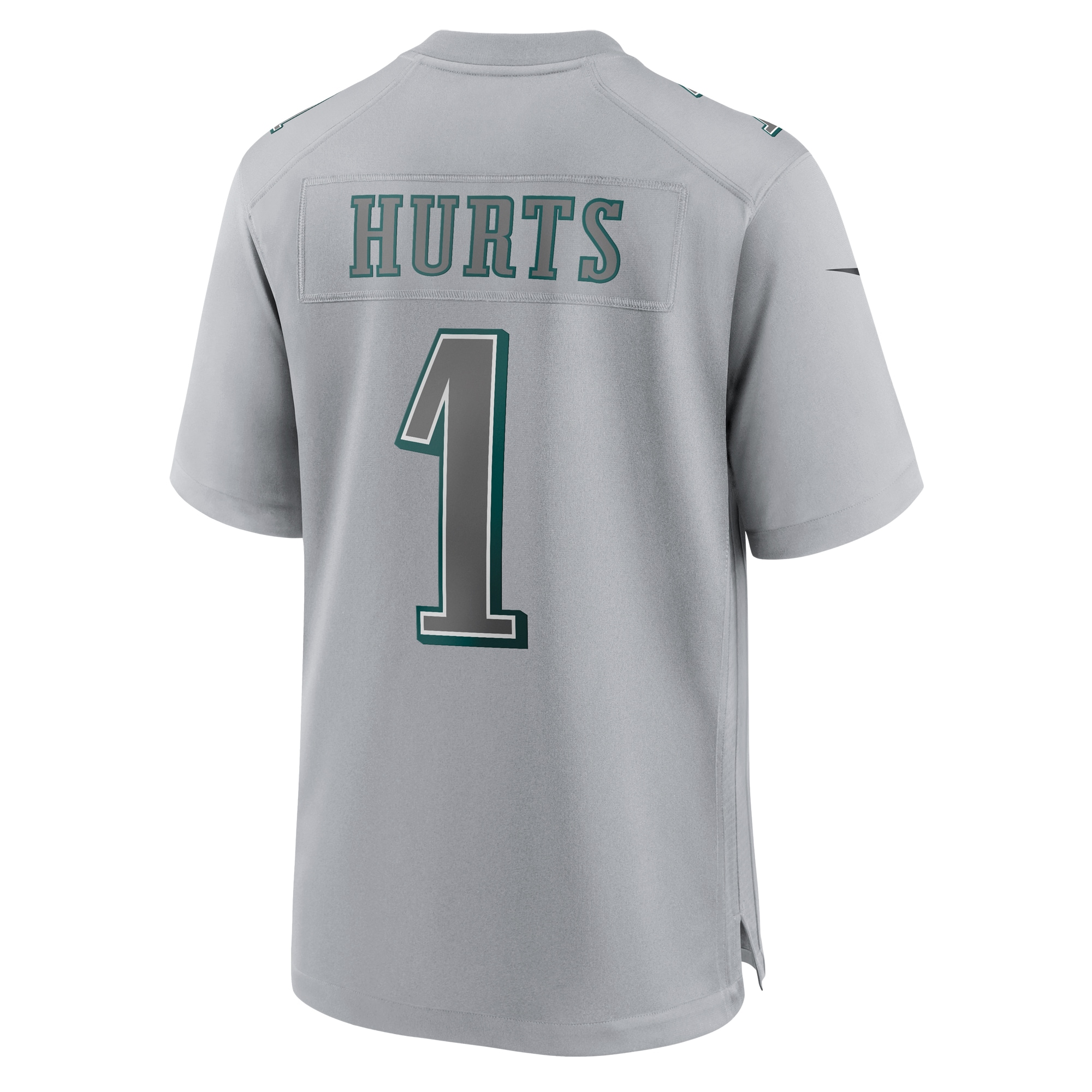 Philadelphia Eagles Jalen Hurts Gray Super Bowl LVII Patch Atmosphere Fashion Game NFL Jersey Men's