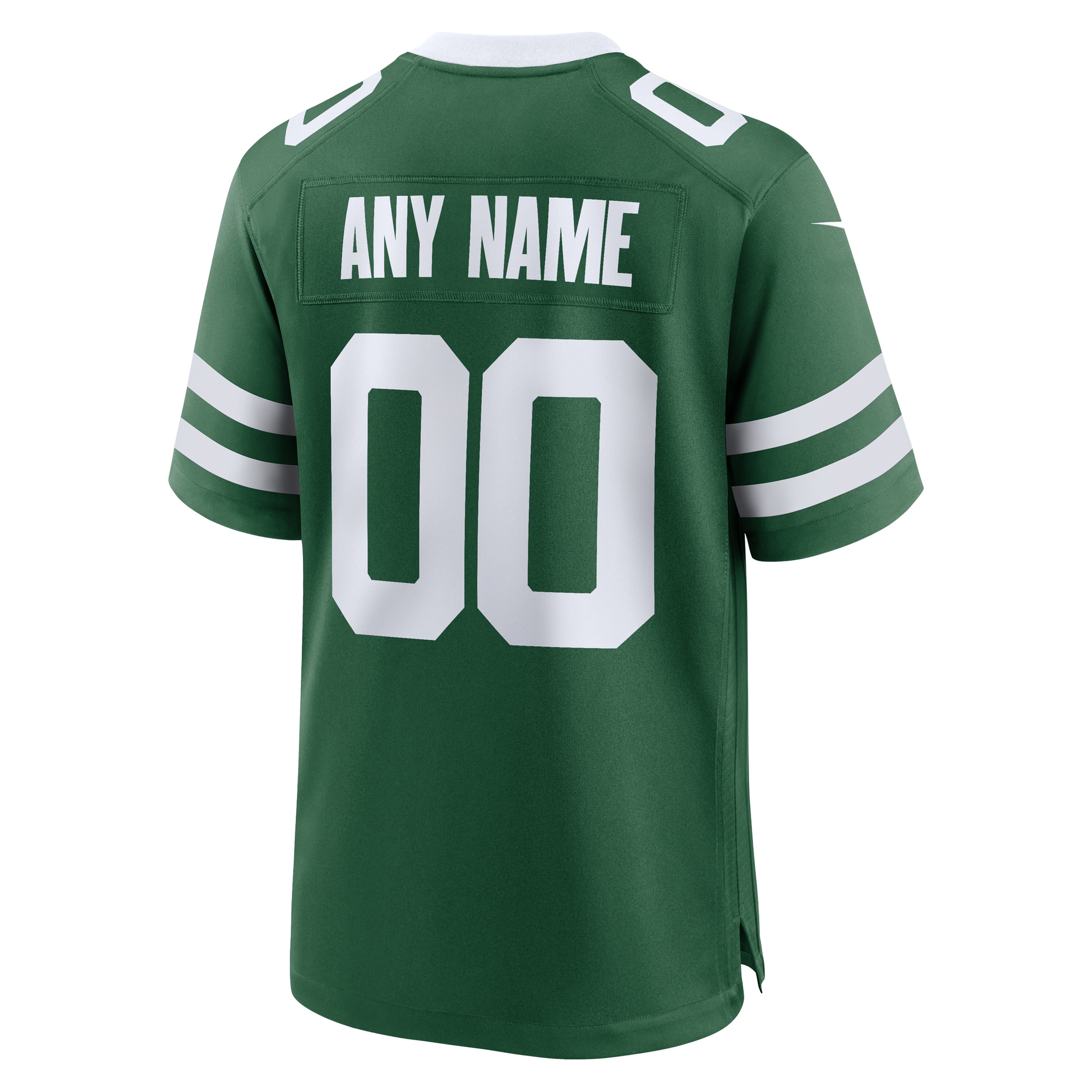 New York Jets Legacy Green Custom Game NFL Jersey Men's