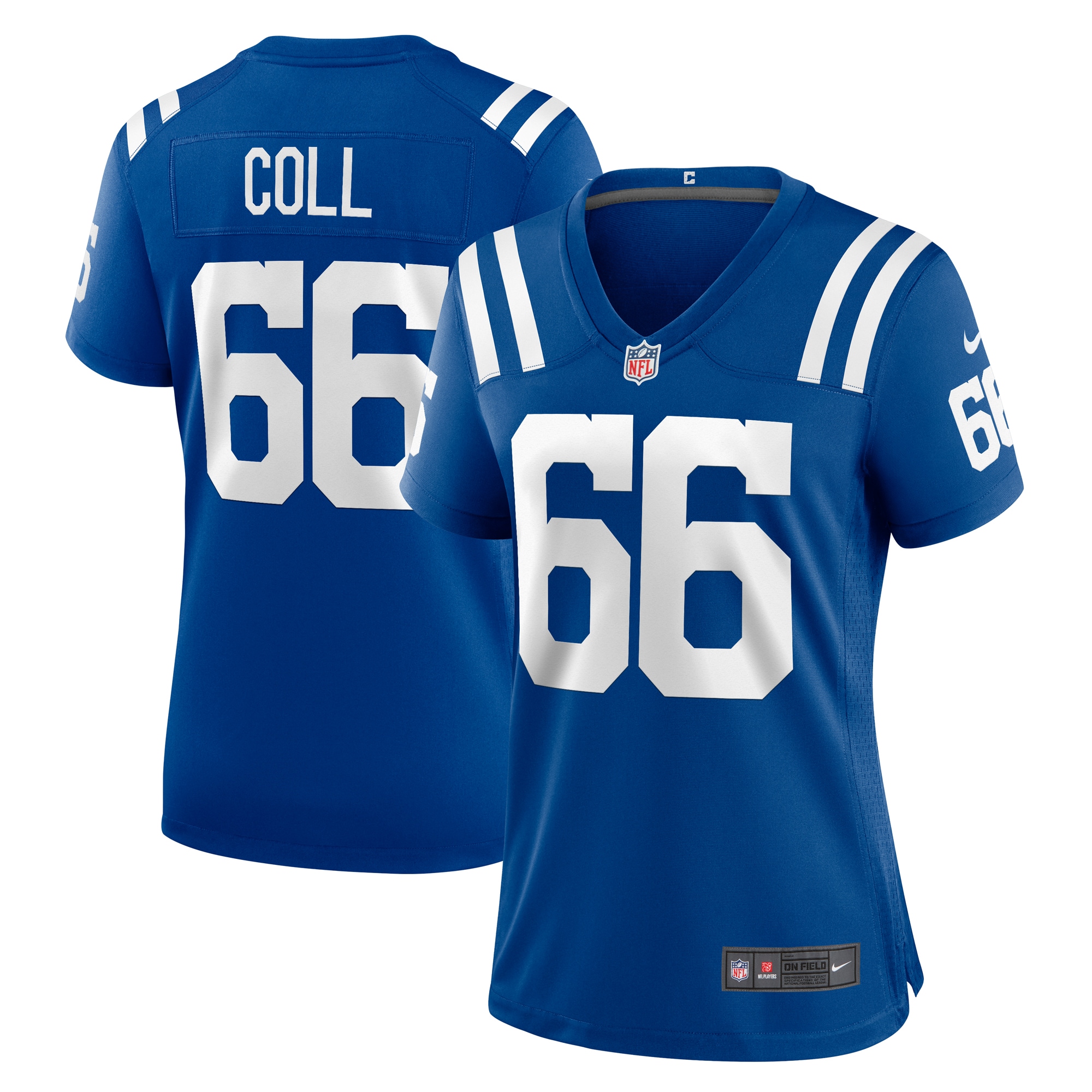Indianapolis Colts Ryan Coll Royal Game NFL Jersey Women's