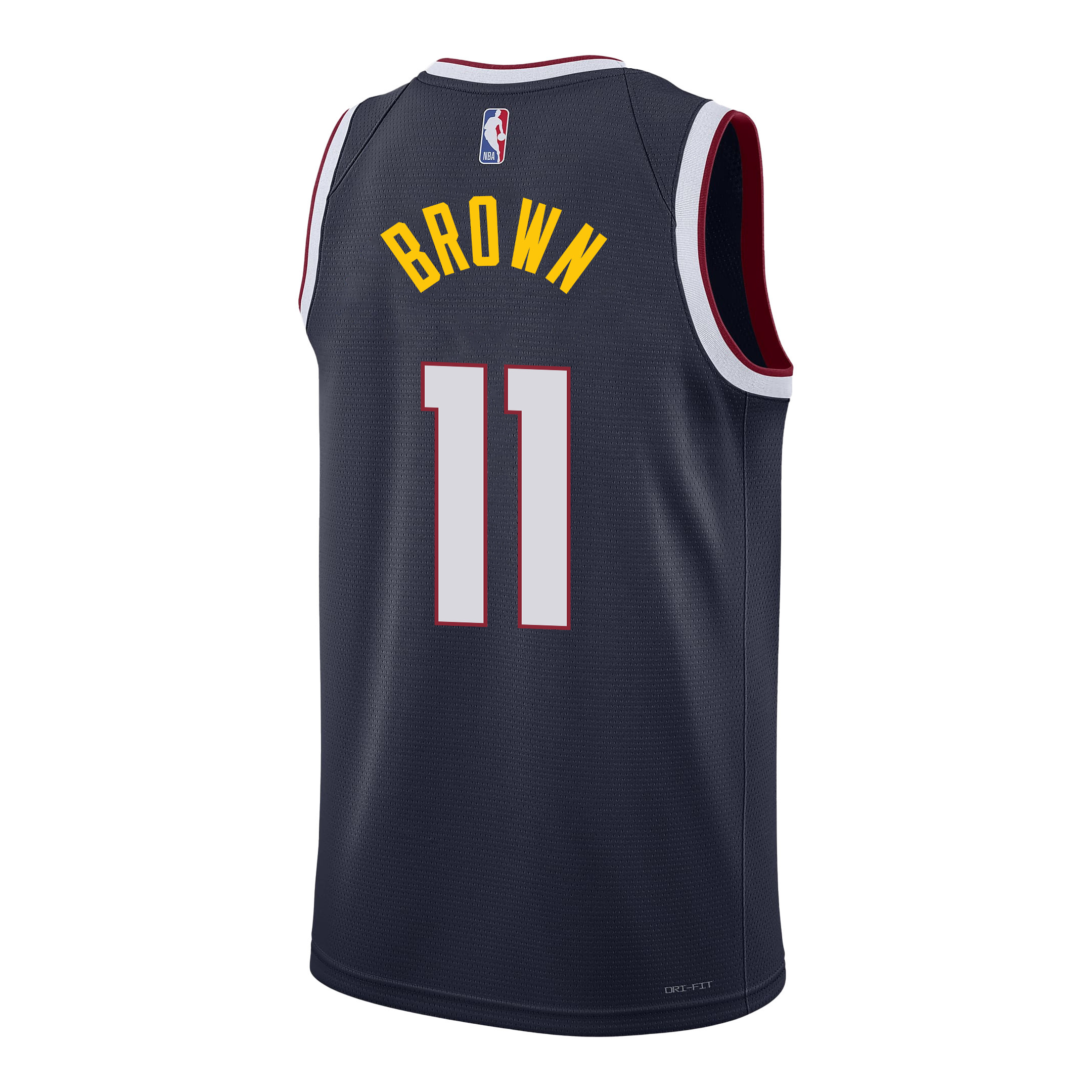 Bruce Brown 11 Denver Nuggets Playing Style 2023 Champions Swingman Black NBA Jersey Men's