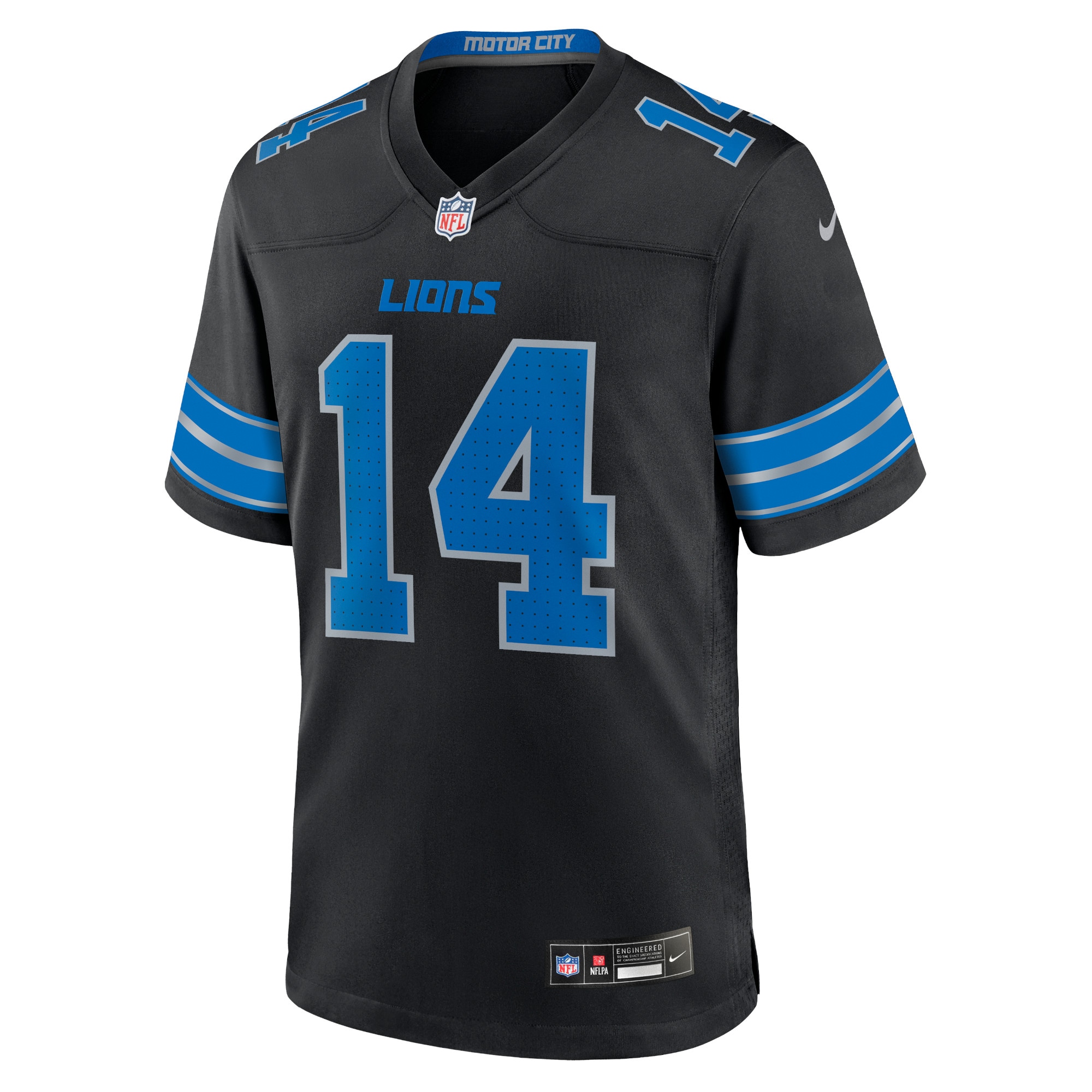 Detroit Lions Amon-Ra St. Brown Black 2nd Alternate Game NFL Jersey Men's