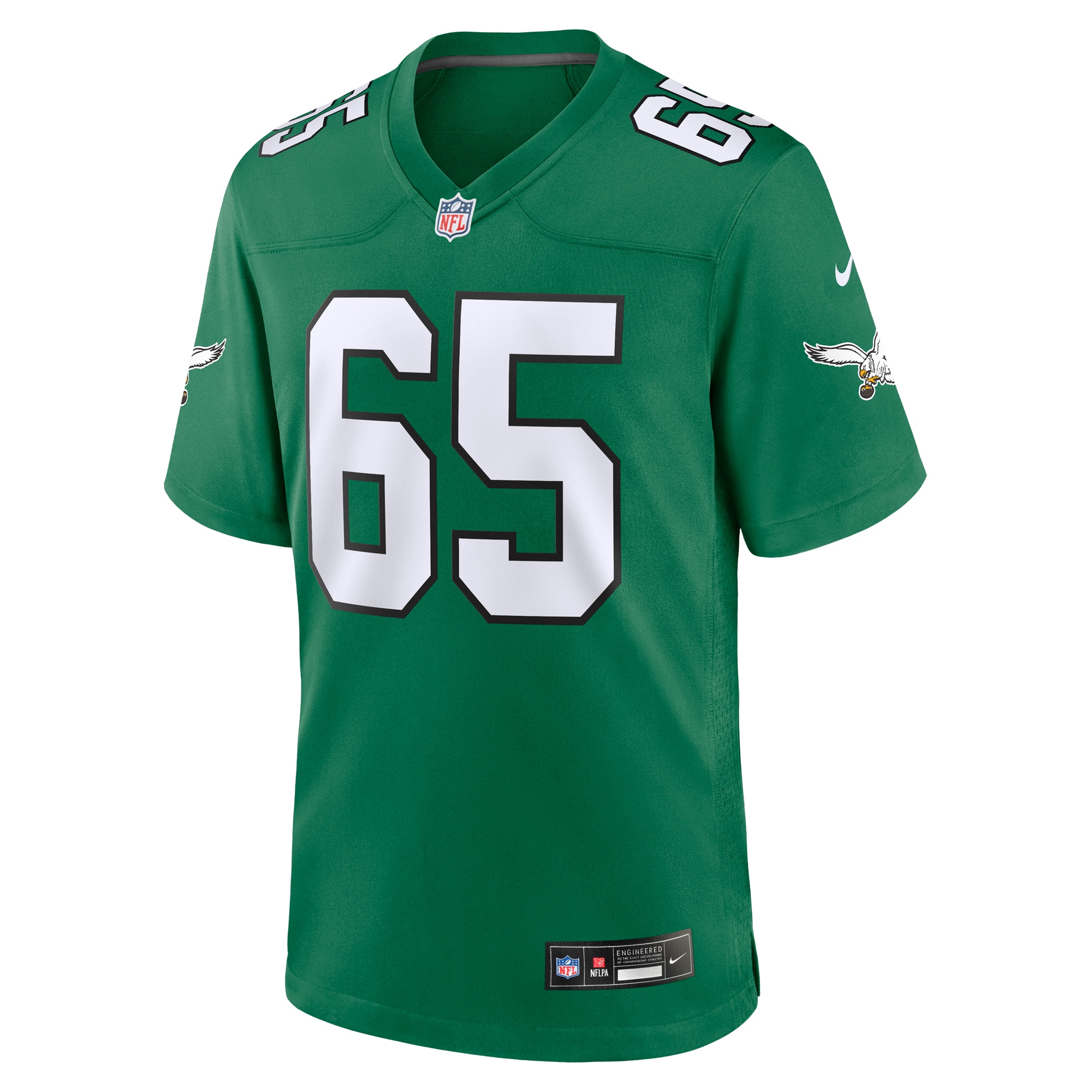 Philadelphia Eagles Lane Johnson Kelly Green Alternate Game NFL Jersey Men's