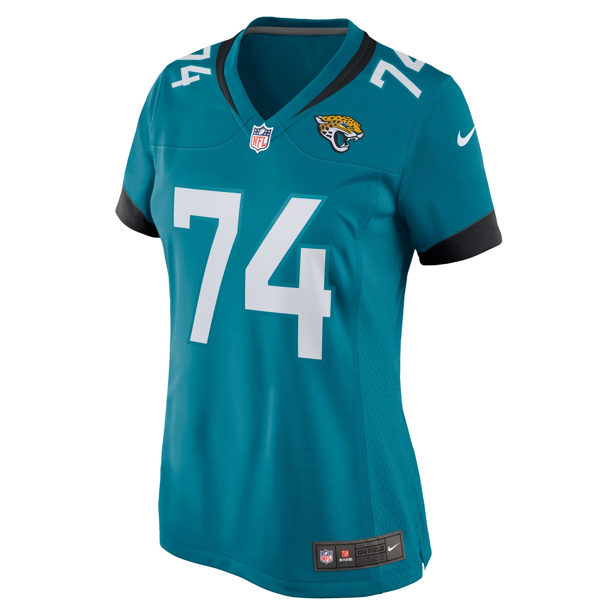 Jacksonville Jaguars Cam Robinson Teal Game NFL Jersey Women's