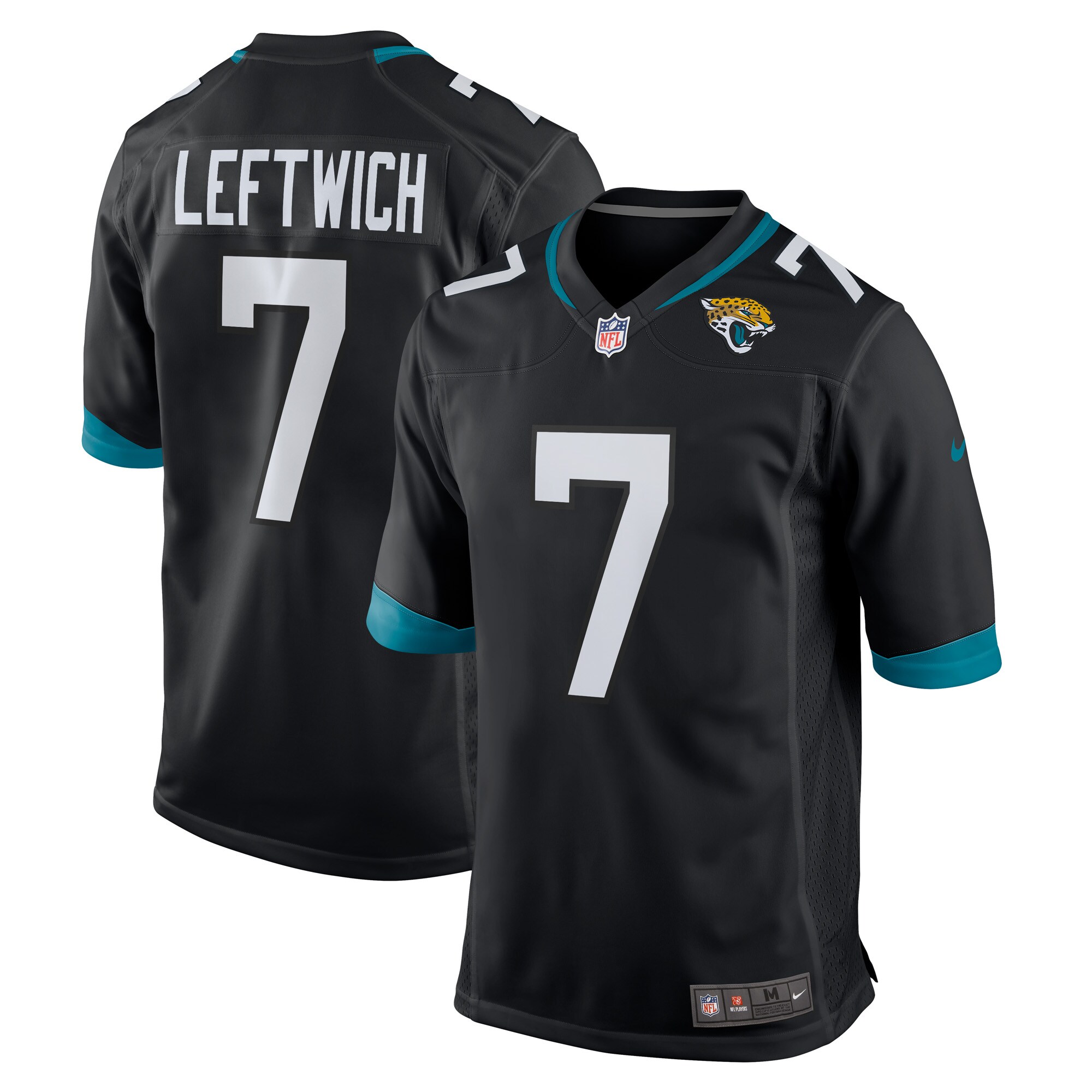 Jacksonville Jaguars Byron Leftwich Black Alternate Retired Player Game NFL Jersey Men's