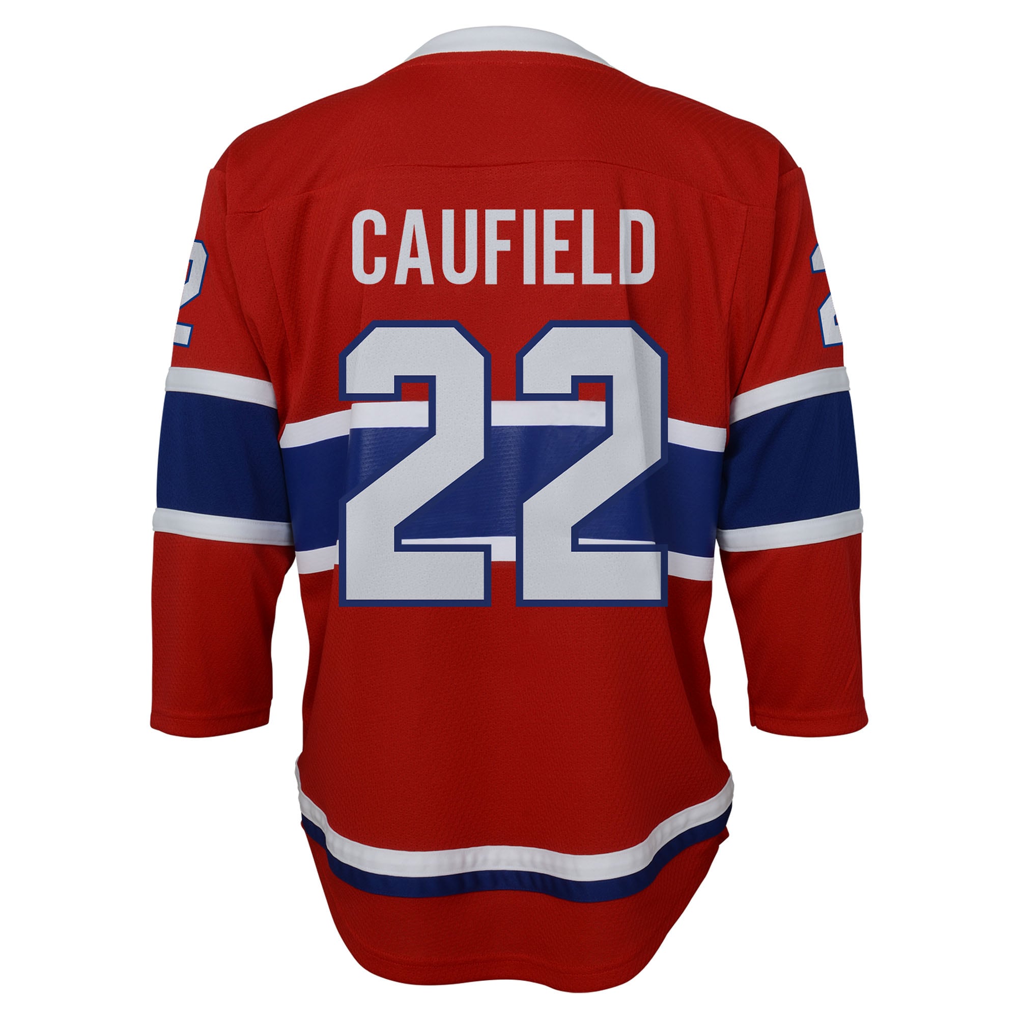 Montreal Canadiens Cole Caufield Red Home Player NHL Jersey Youth