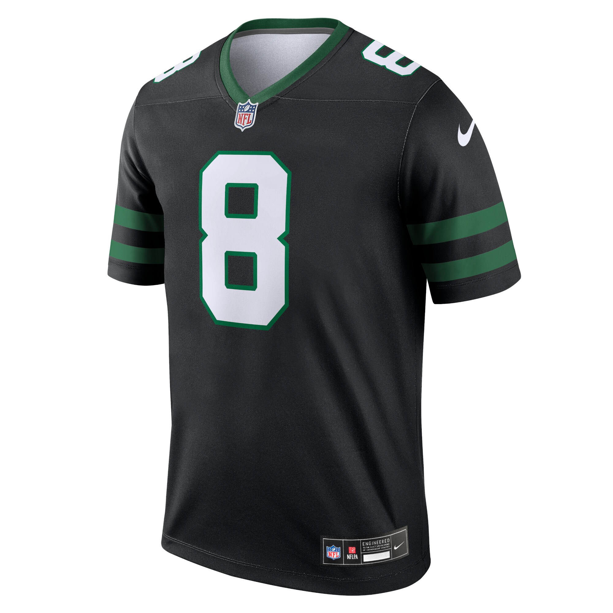 New York Jets Aaron Rodgers Black Alternate Legend Player Performance Top NFL Jersey Men's