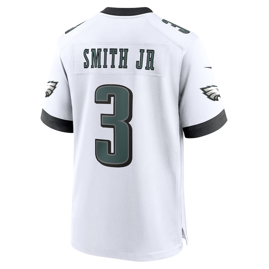 Nolan Smith 3 Philadelphia Eagles Game White NFL Jersey Men's