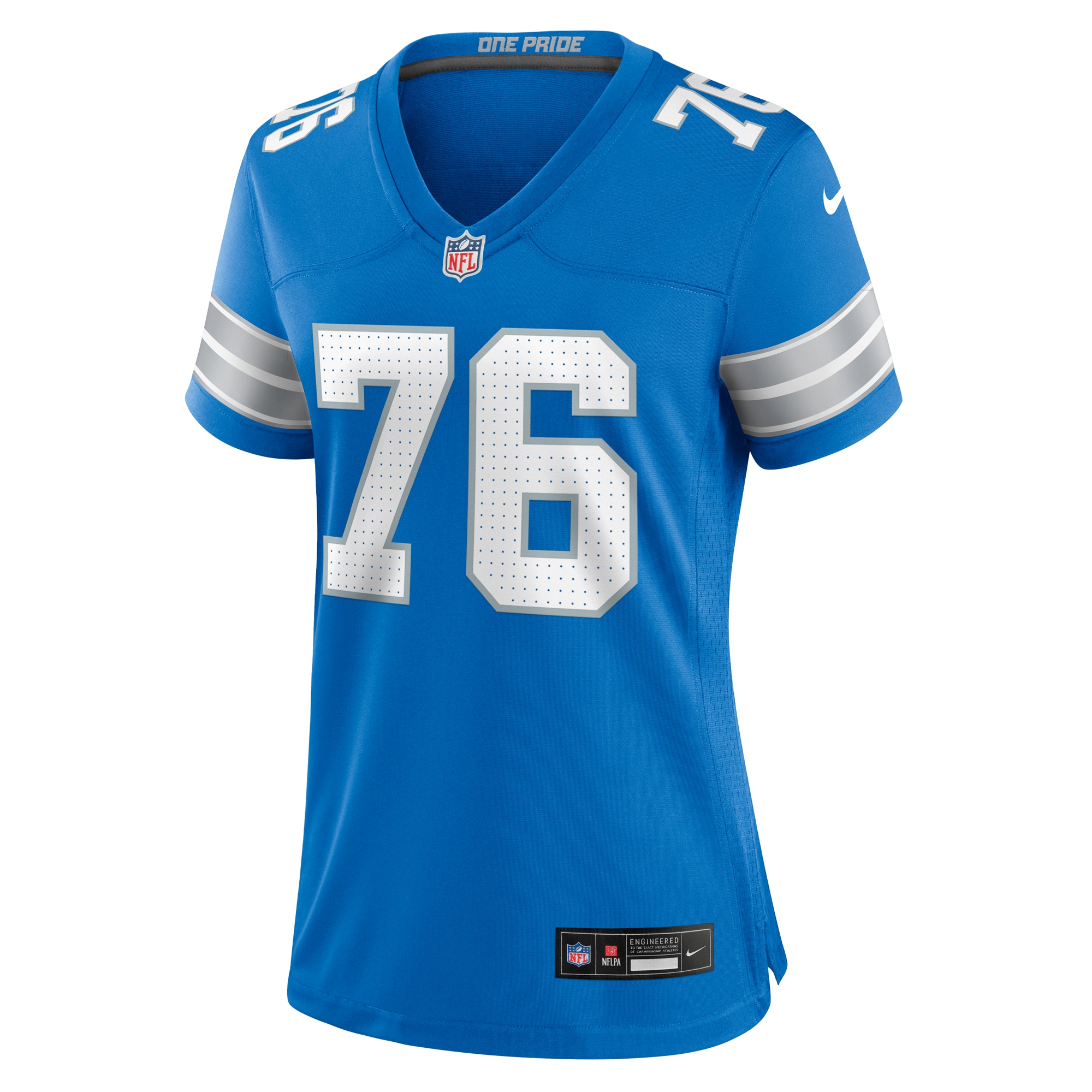 Detroit Lions Connor Galvin Blue Team Game NFL Jersey Women's