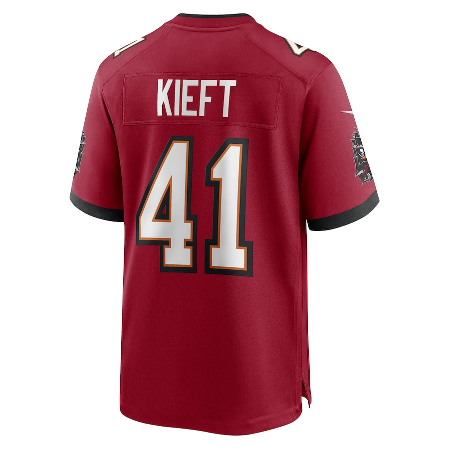 Ko Kieft 41 Tampa Bay Buccaneers Game Red NFL Jersey Men's