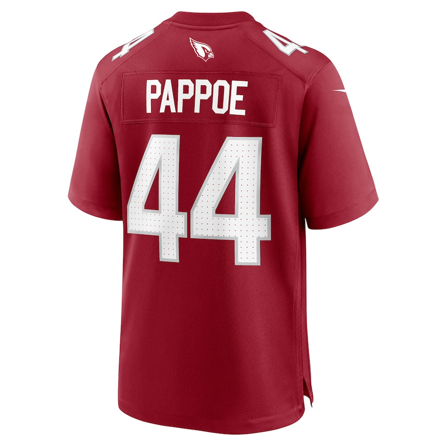 Owen Pappoe 44 Arizona Cardinals Team Game Cardinal NFL Jersey Men's