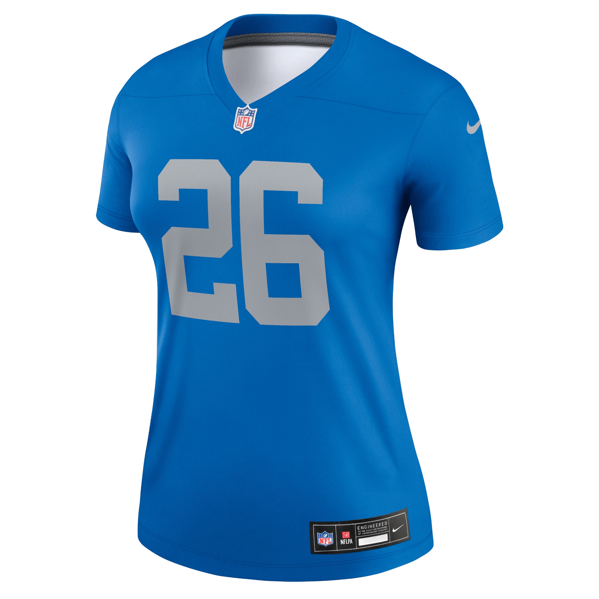 Detroit Lions Jahmyr Gibbs Blue Alternate Legend Player Performance Top NFL Jersey Women's