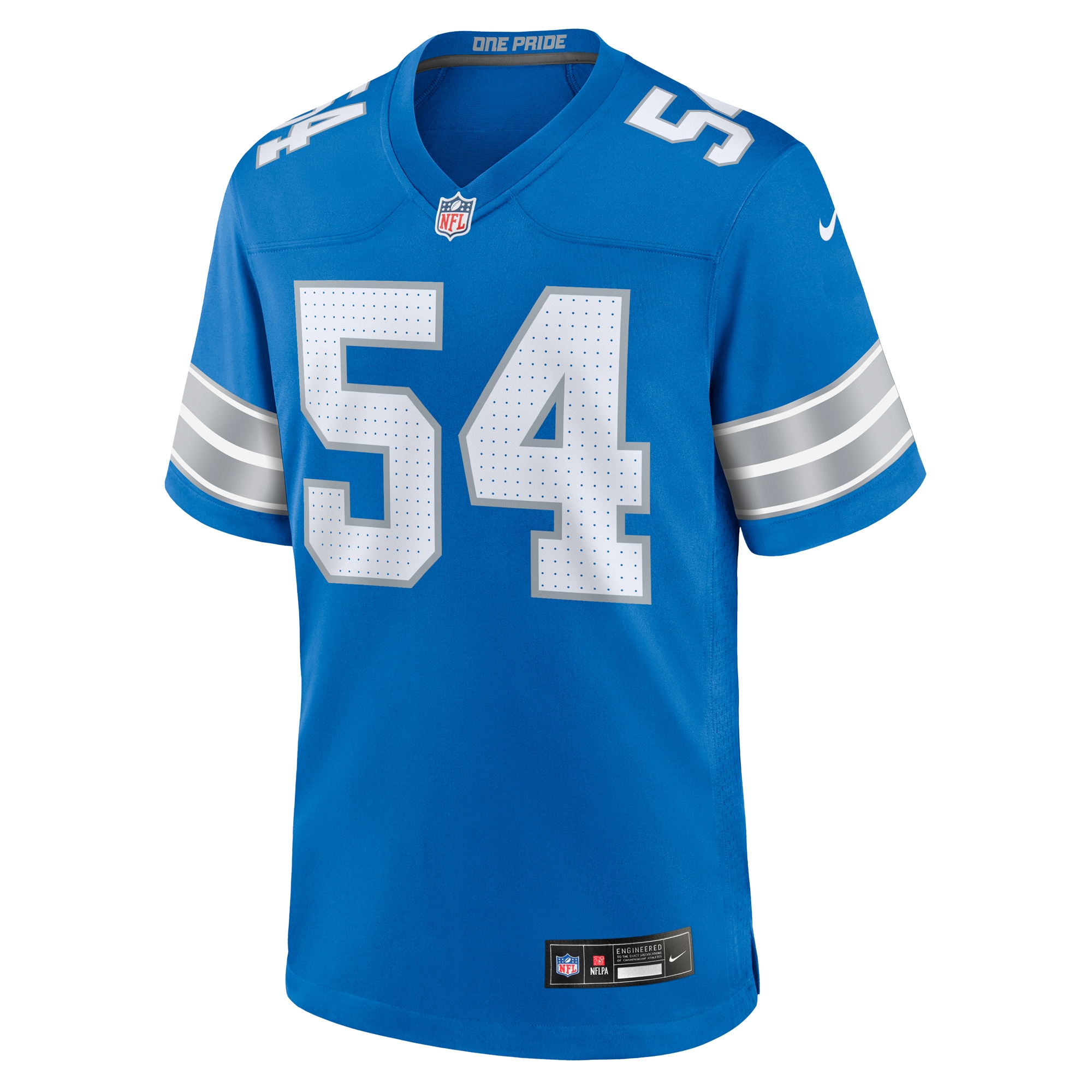Detroit Lions Alim McNeill Blue Team Game NFL Jersey Men's