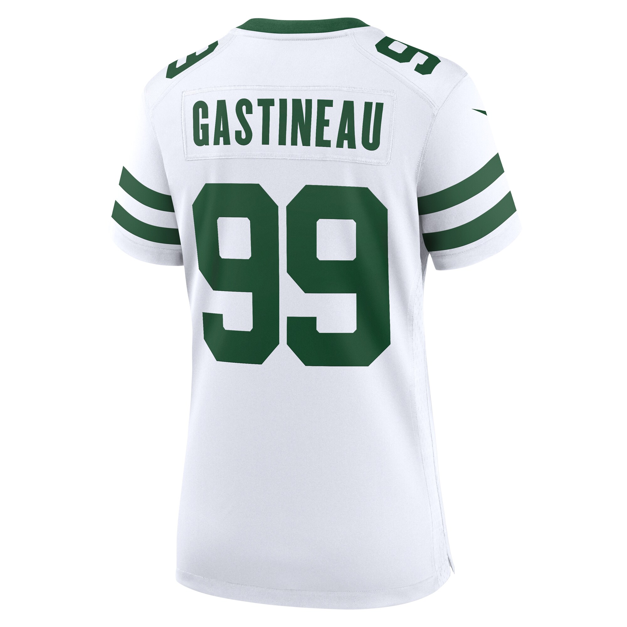 New York Jets Mark Gastineau White Legacy Retired Player Game NFL Jersey Women's