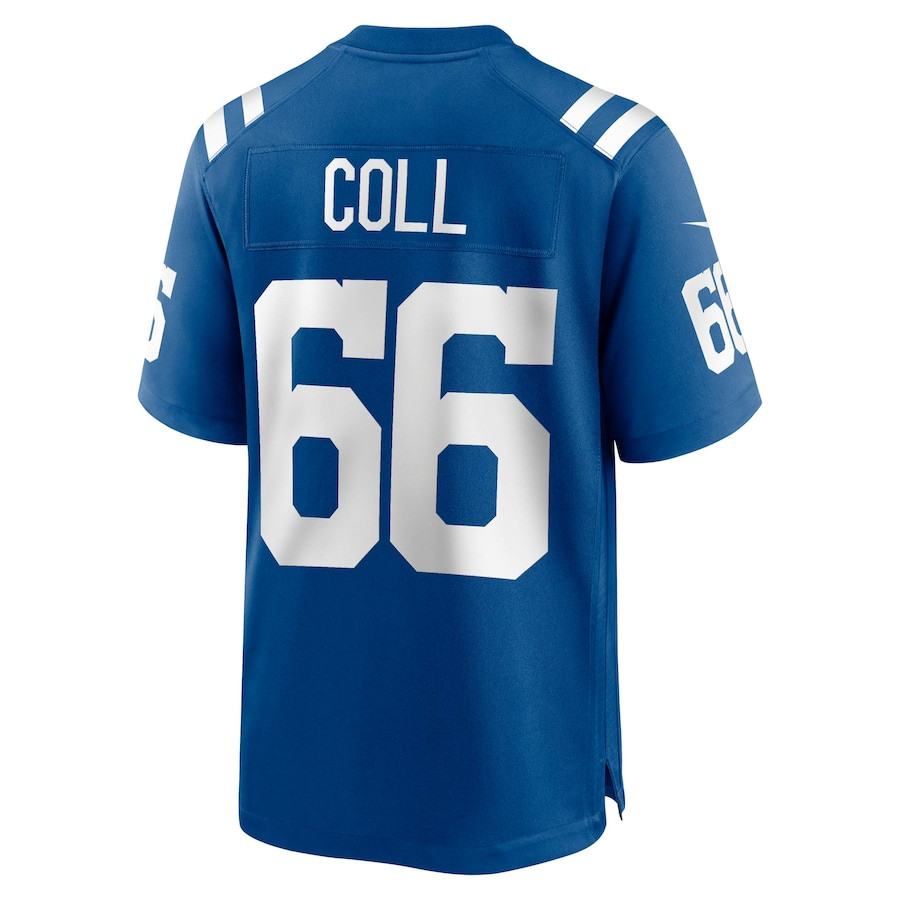 Ryan Coll 66 Indianapolis Colts Game Royal NFL Jersey Men's