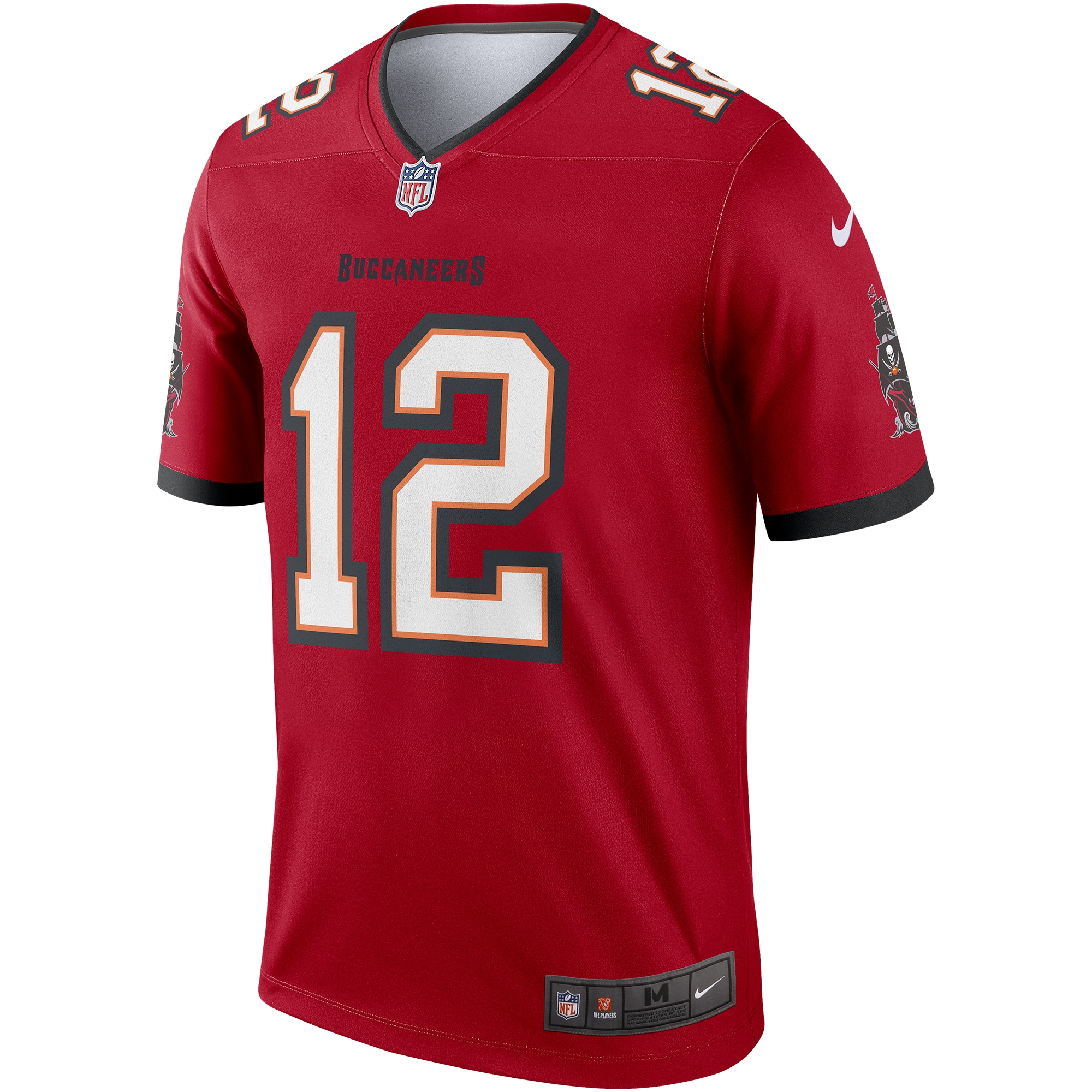Tampa Bay Buccaneers Tom Brady Red Team Legend Player Performance Top NFL Jersey Men's