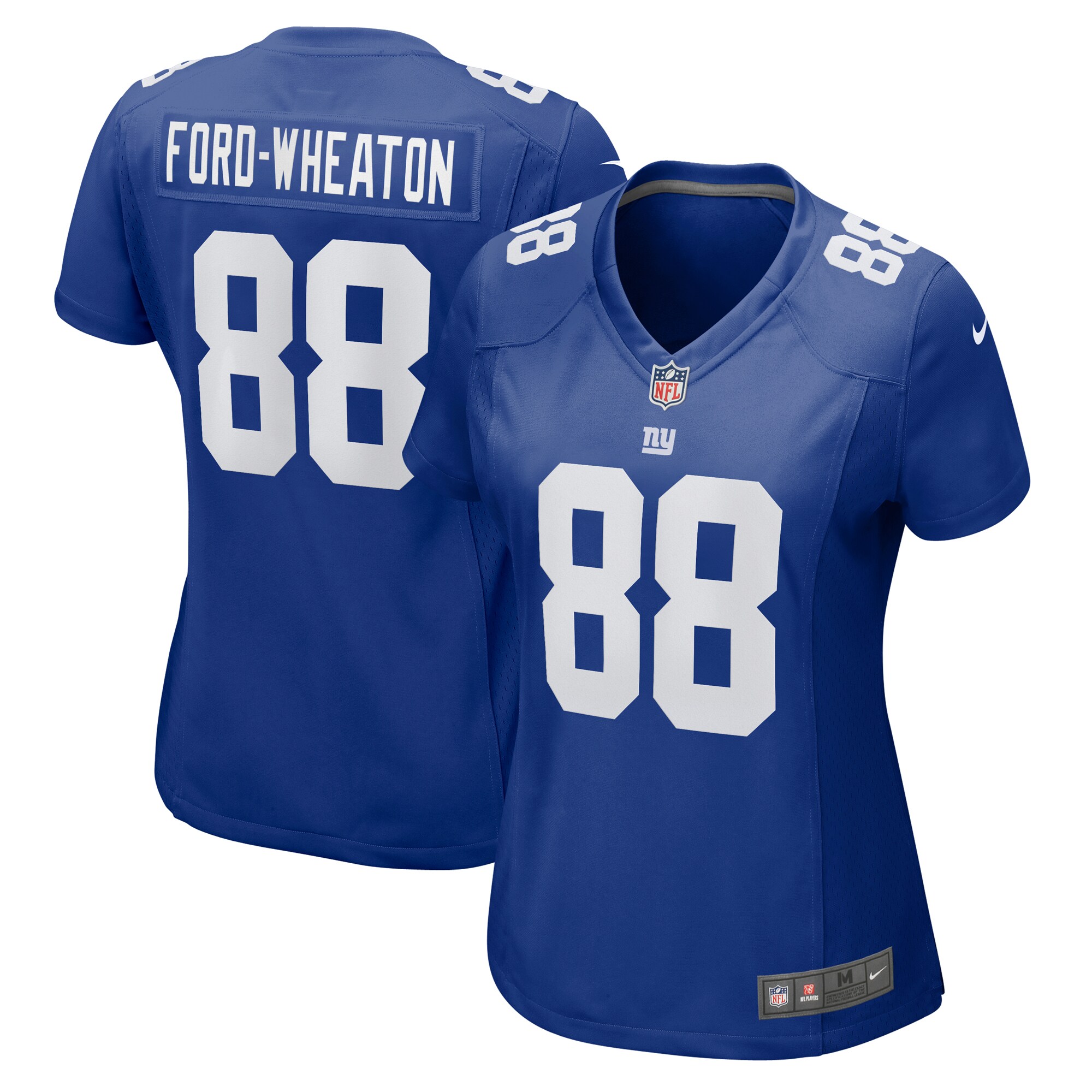 New York Giants Bryce Ford-Wheaton Royal Game NFL Jersey Women's