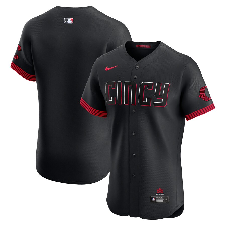 Cincinnati Reds City Connect Elite Jersey Black
