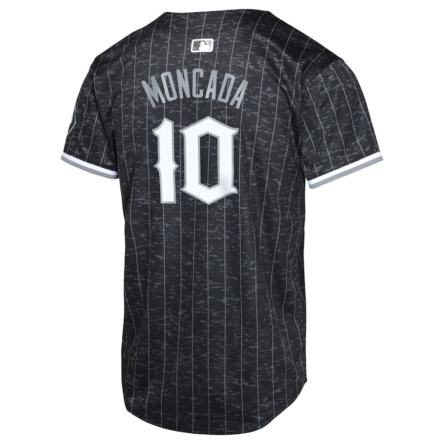 Yoan Moncada 10 Chicago White Sox City Connect Limited Black MLB Jersey Youth