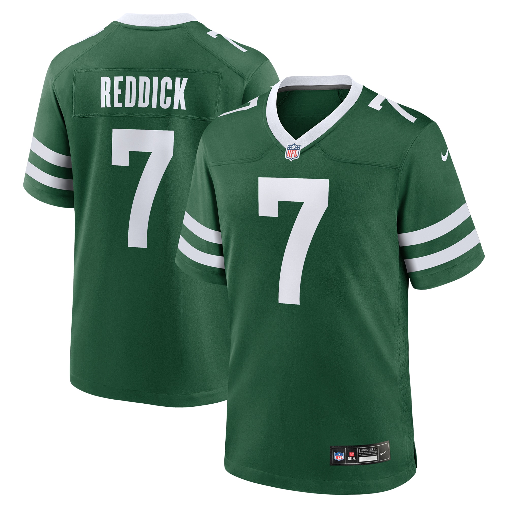New York Jets Haason Reddick Legacy Green Game NFL Jersey Men's