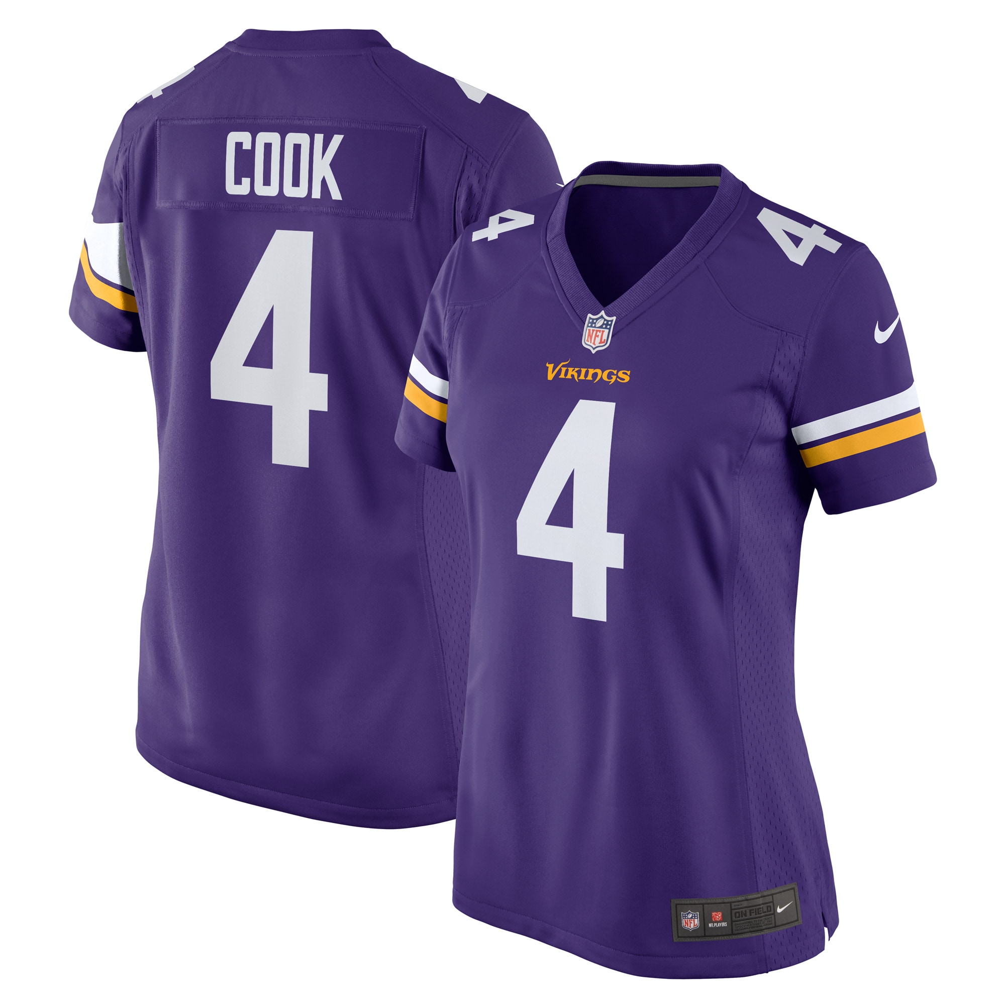 Minnesota Vikings Dalvin Cook Purple Player NFL Jersey Women's