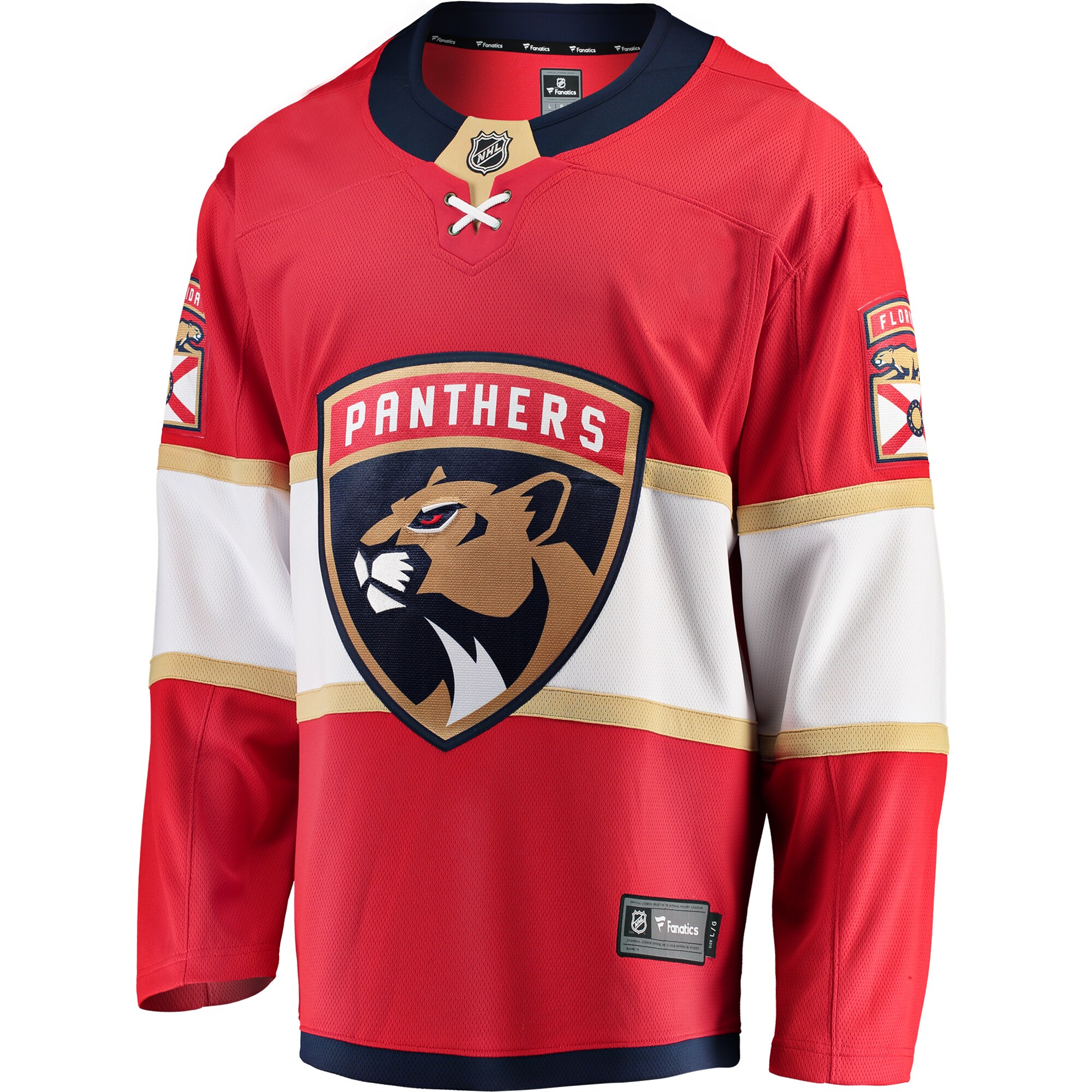 Florida Panthers Red Breakaway Home NHL Jersey Men's