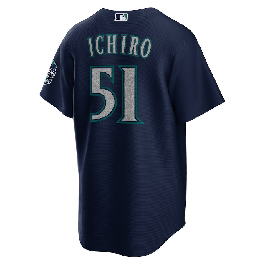 Ichiro Suzuki 51 Seattle Mariners Alternate Navy MLB Jersey Men's