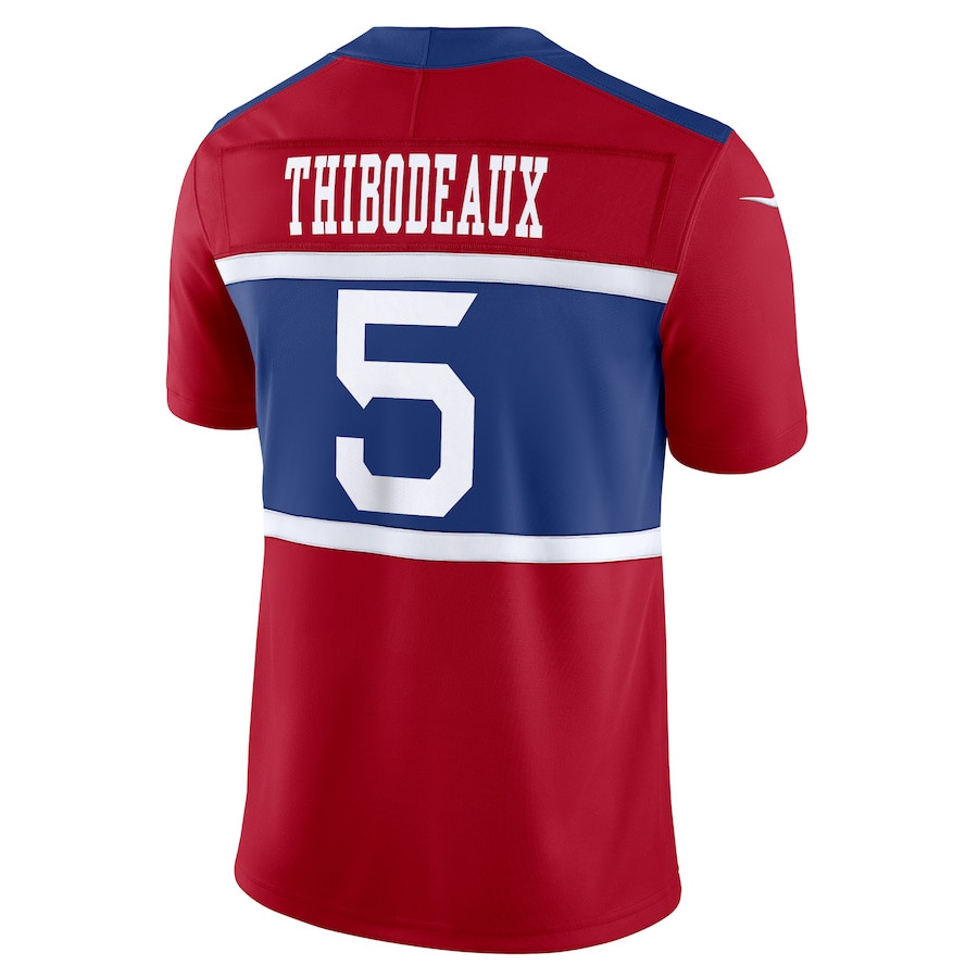 Kayvon Thibodeaux 5 New York Giants Alternate Vapor F.U.S.E. Limited Century Red NFL Jersey Men's