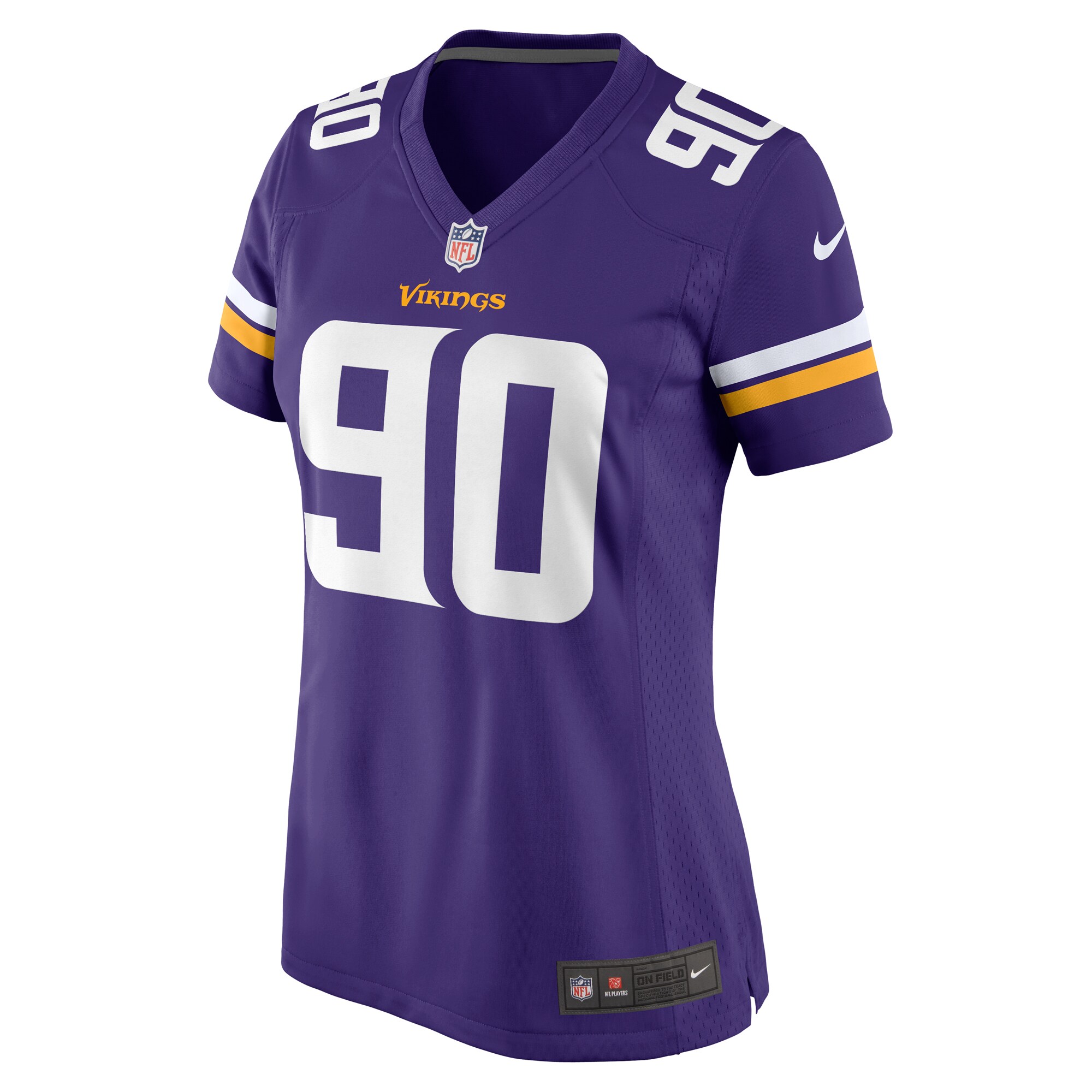 Minnesota Vikings Jonathan Bullard Purple Game NFL Jersey Women's