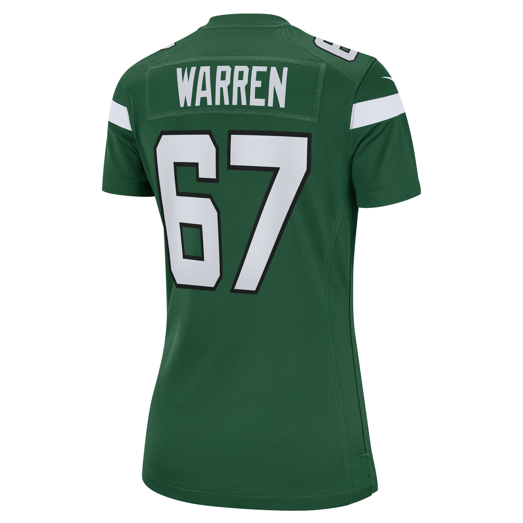 New York Jets Carter Warren Gotham Green Game NFL Jersey Women's