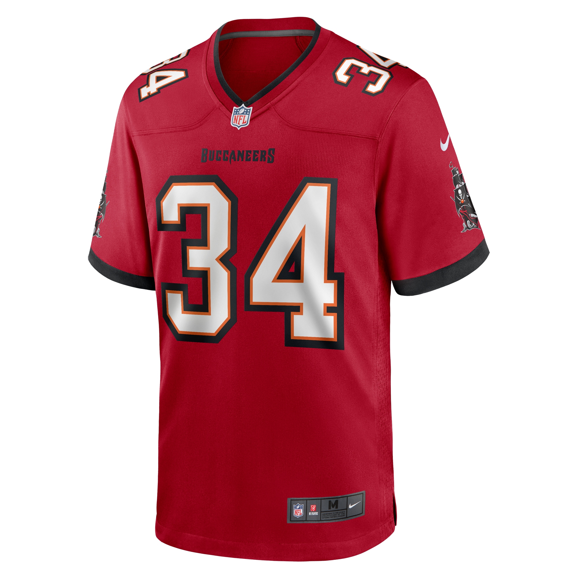Tampa Bay Buccaneers Quandre Mosely Red Game NFL Jersey Men's