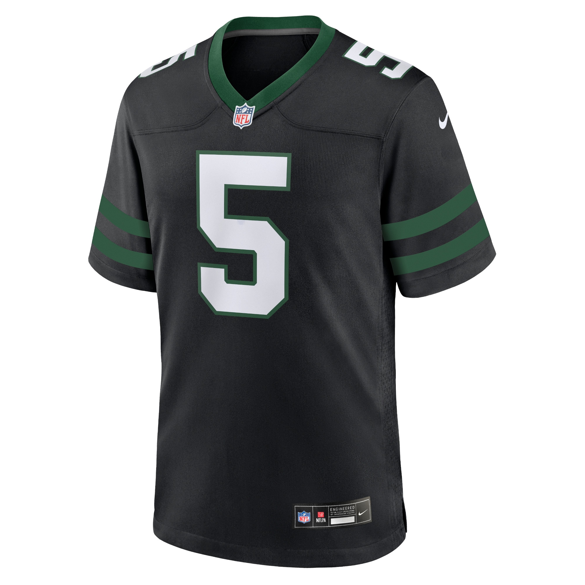 New York Jets Garrett Wilson Legacy Black Alternate Game NFL Jersey Men's
