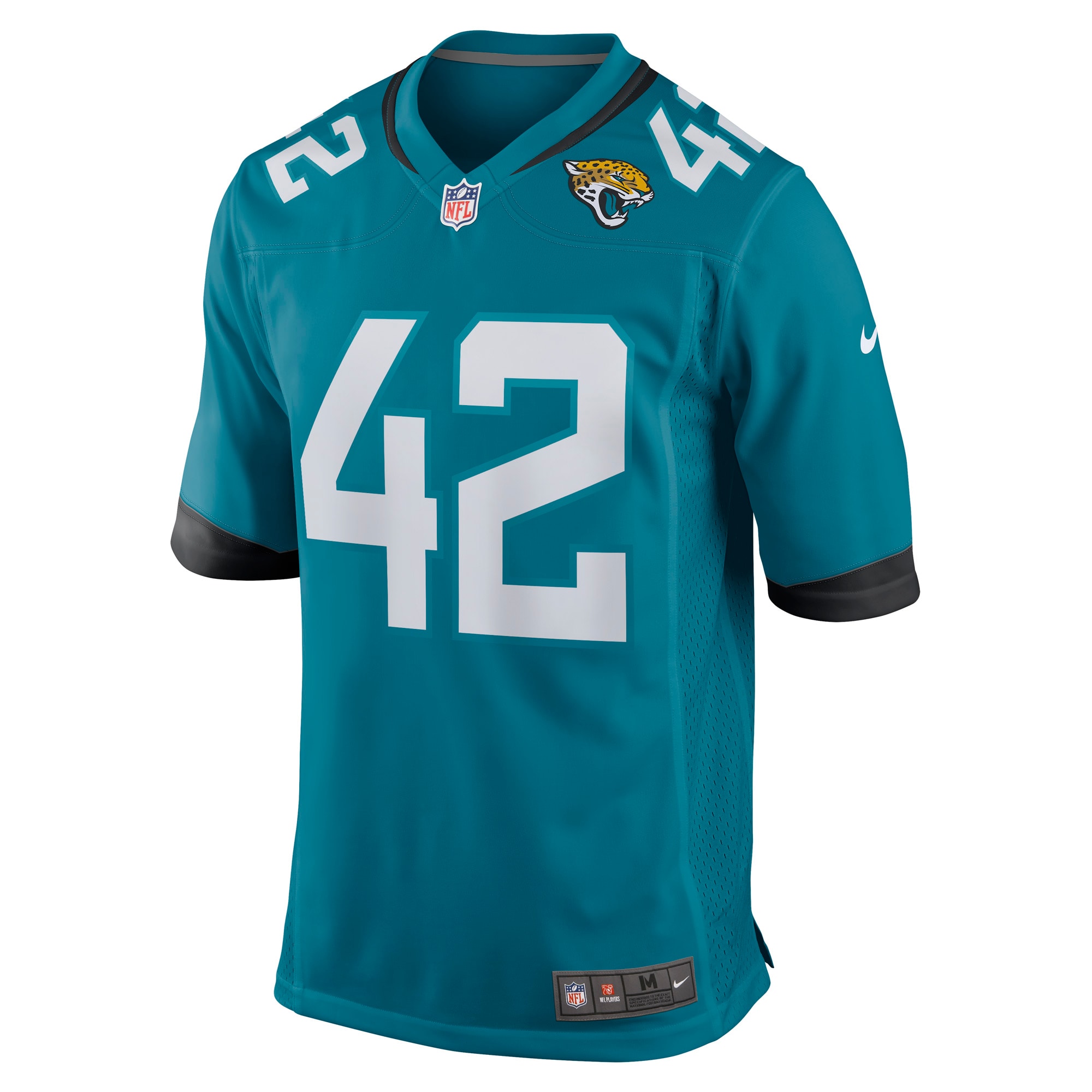 Jacksonville Jaguars Andrew Wingard Teal Game NFL Jersey Men's