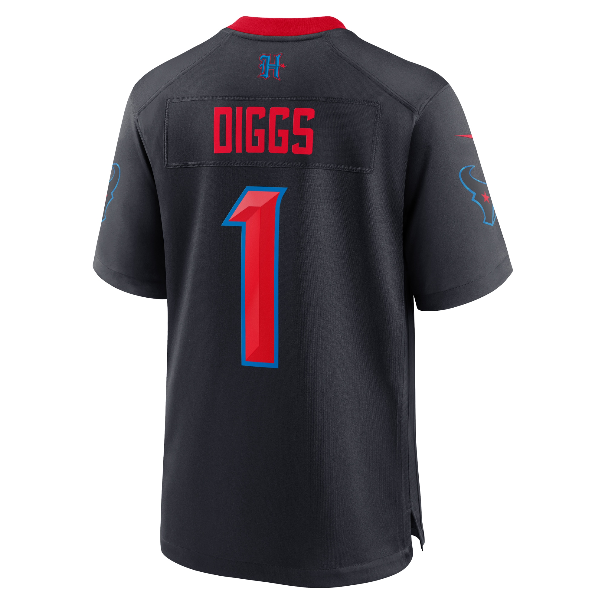 Houston Texans Stefon Diggs Navy Alternate Game NFL Jersey Men's