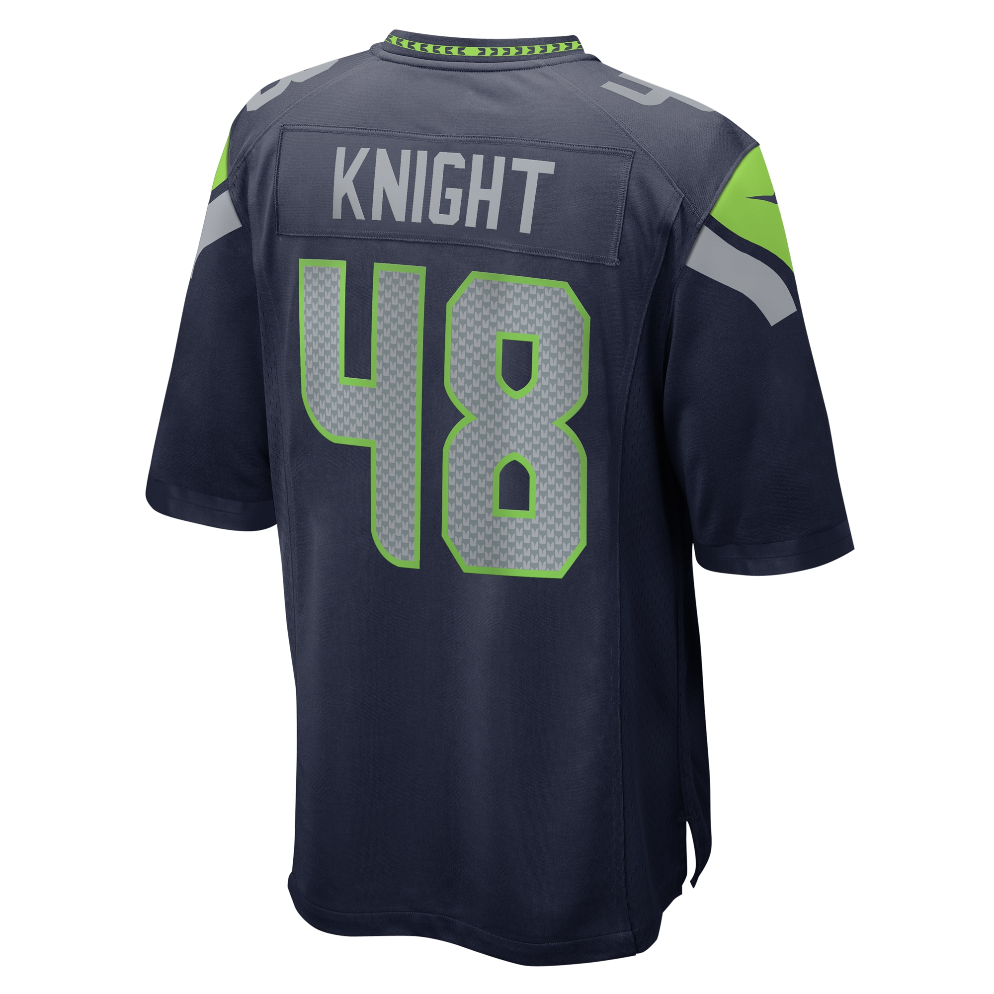 Seattle Seahawks Tyrice Knight College Navy Game NFL Jersey Men's