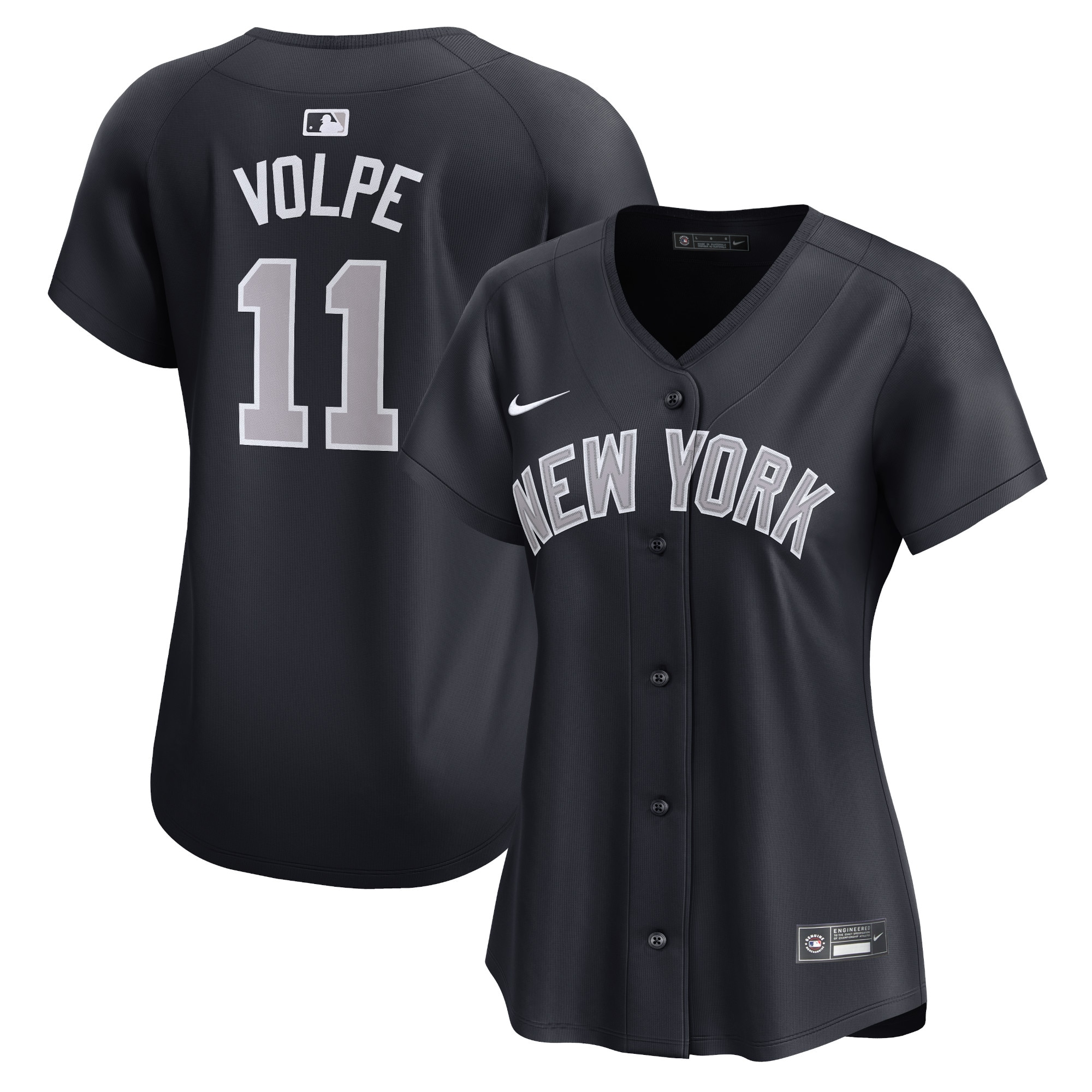 New York Yankees Anthony Volpe Navy Alternate Limited Player MLB Jersey Women's