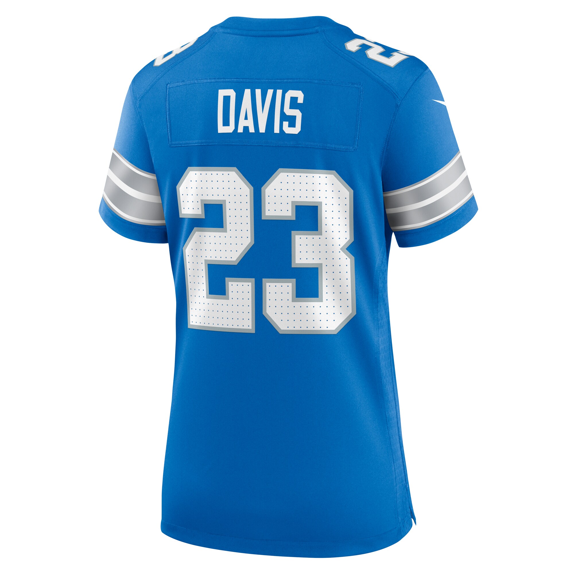 Detroit Lions Carlton Davis Blue Team Game NFL Jersey Women's